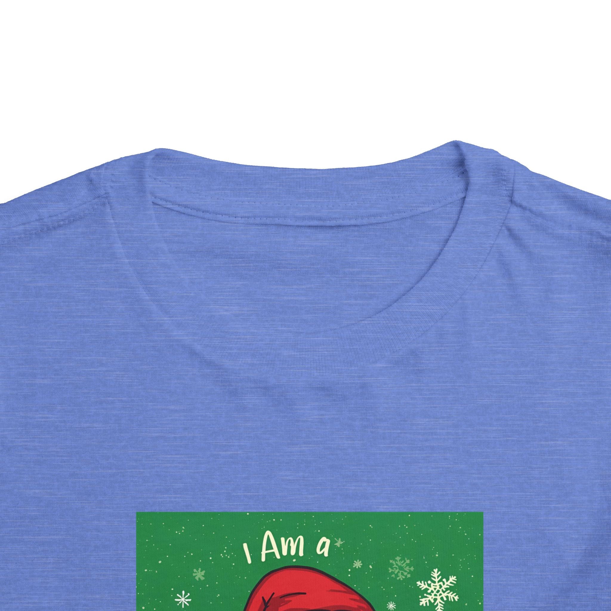 I Am A Christmas Baby Toddler Short Sleeve Tee