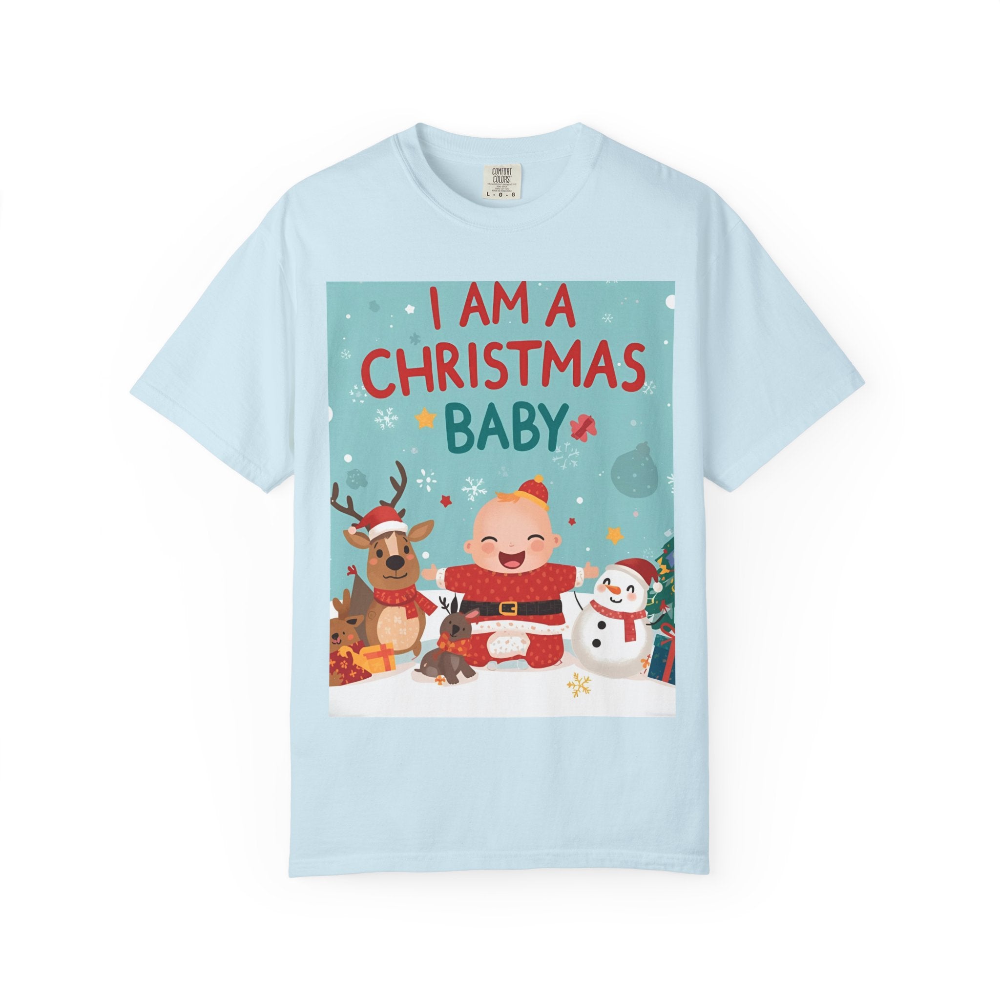 Christmas Baby T-shirt, Cute Christmas Shirt, Holiday Gift, Family Matching Tee, Unisex Kids Christmas Apparel, Baby's First Christmas