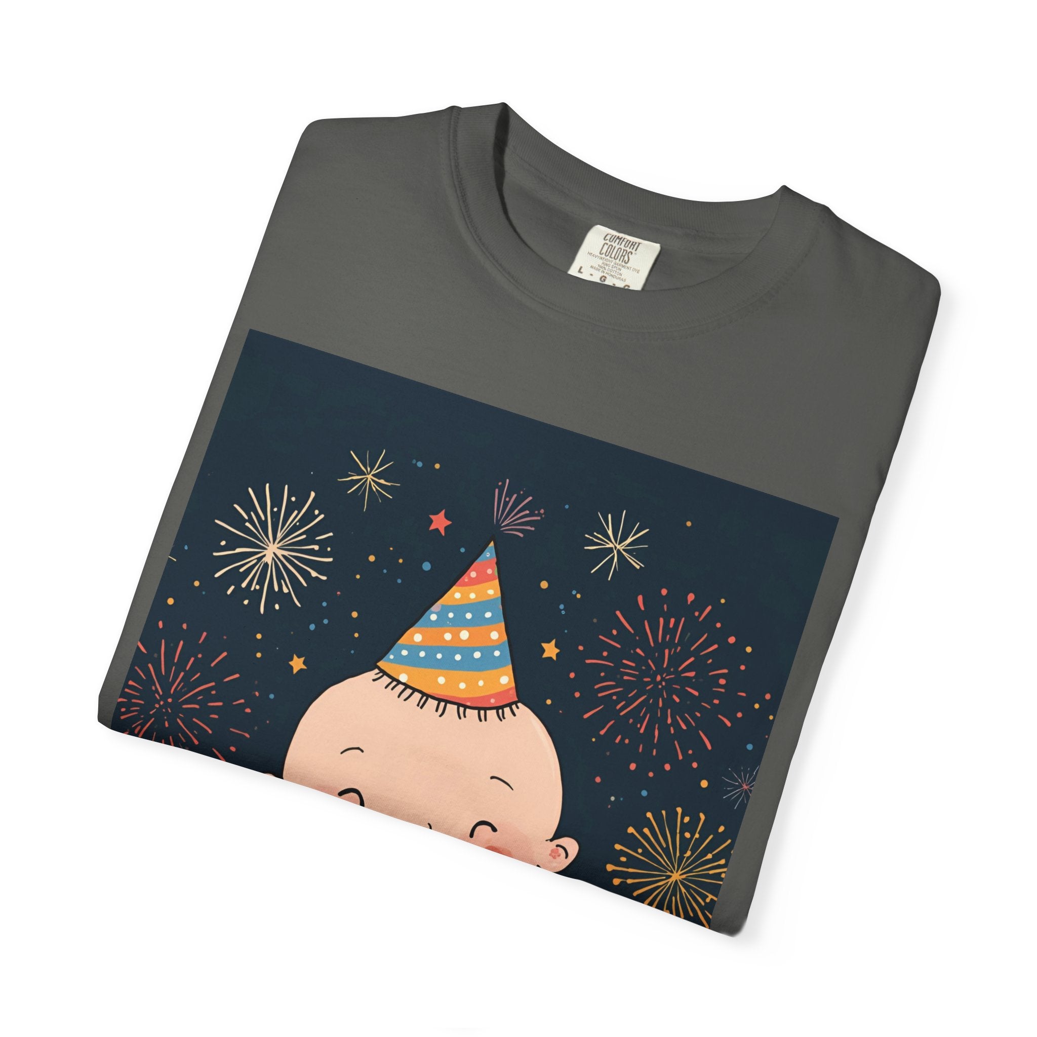 New Year's Baby T-Shirt, Unisex Celebration Tee, Funny New Year Party Shirt, Cute Baby Gift, Holiday Humor Apparel