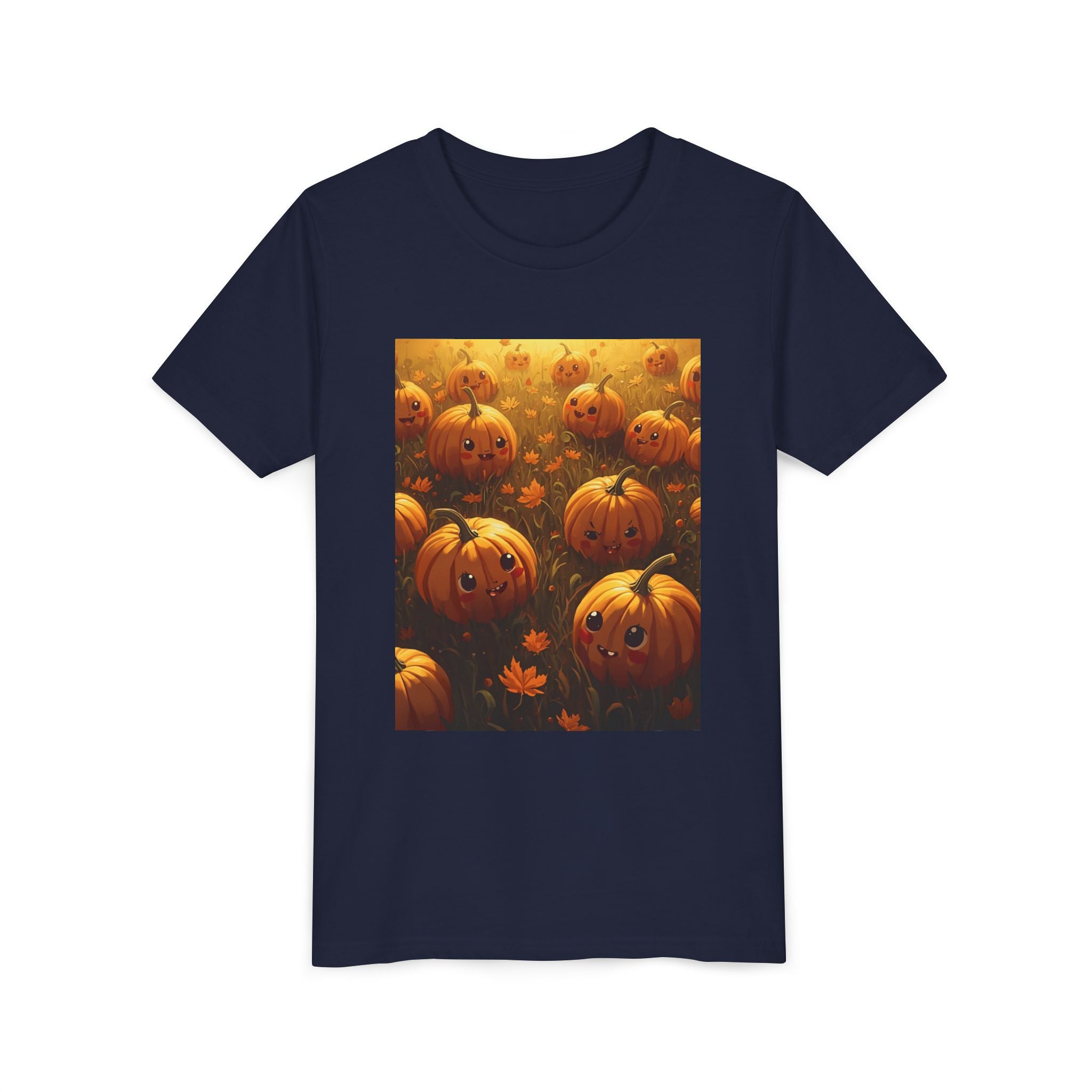 Pumpkin Halloween Youth Tee, Fall Shirt, Halloween Gift, Kids Halloween Apparel, Harvest Celebration T-shirt