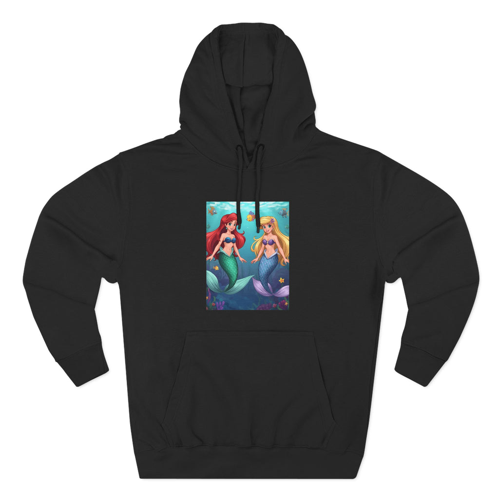 Mermaid Three-Panel Fleece Hoodie