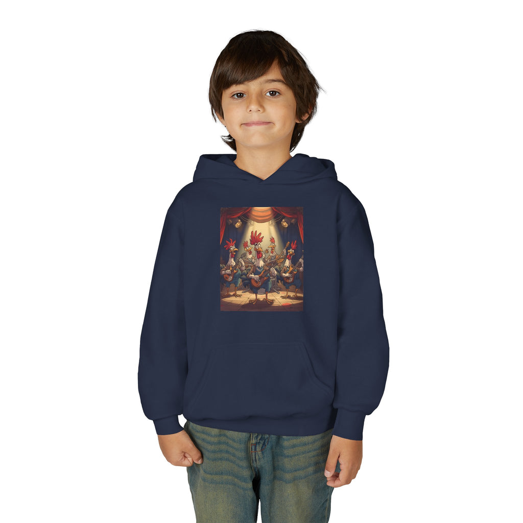 Chicken Funny Youth Heavy Blend Hooded Sweatshirt