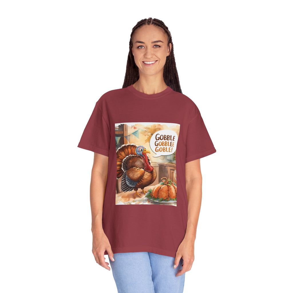 Thanksgiving Turkey T-Shirt | Gobble Gobble Graphic Tee | Fall Apparel, Holiday Gift, Casual Wear, Unisex Style, Autumn Collection