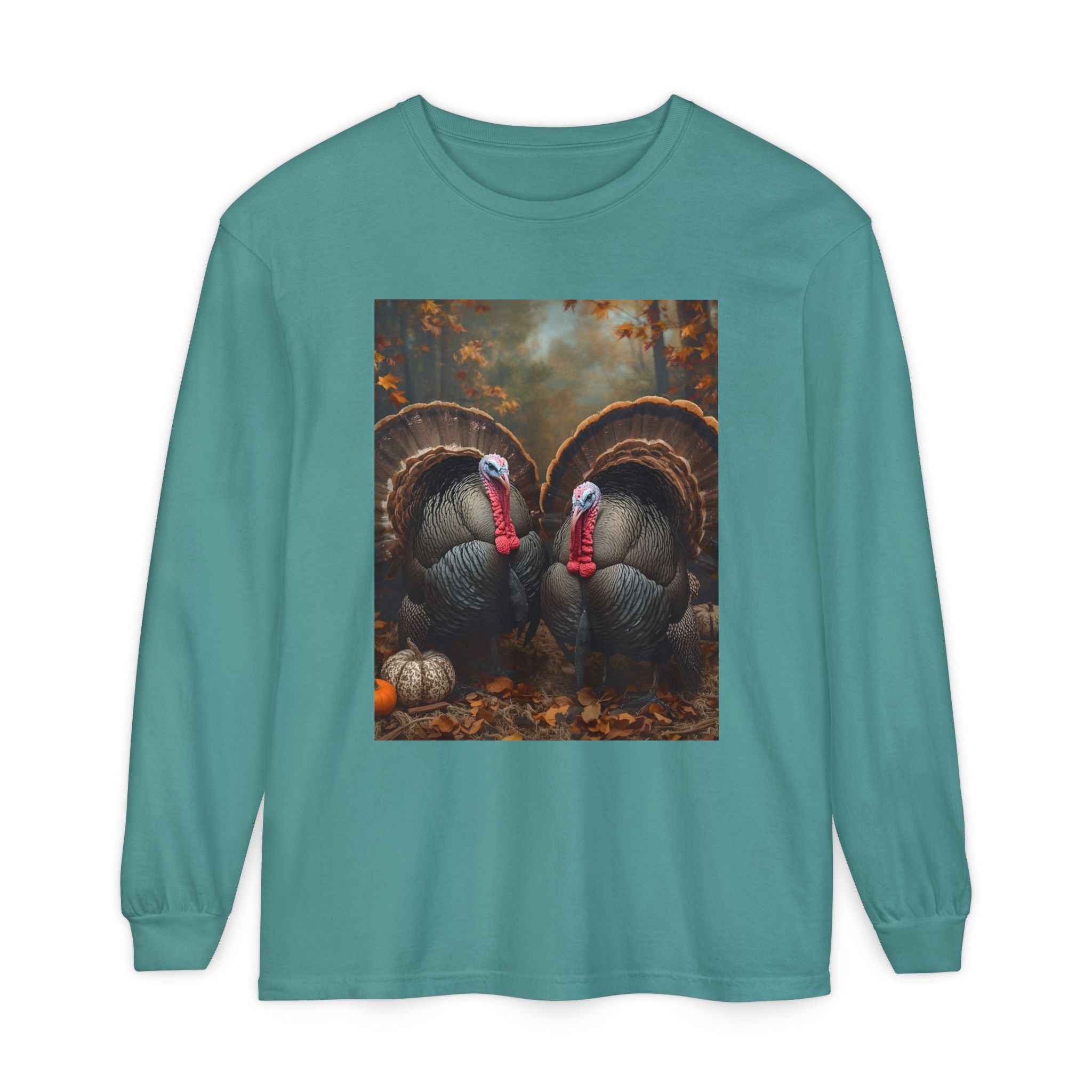 Unisex Garment-dyed Long Sleeve T-Shirt