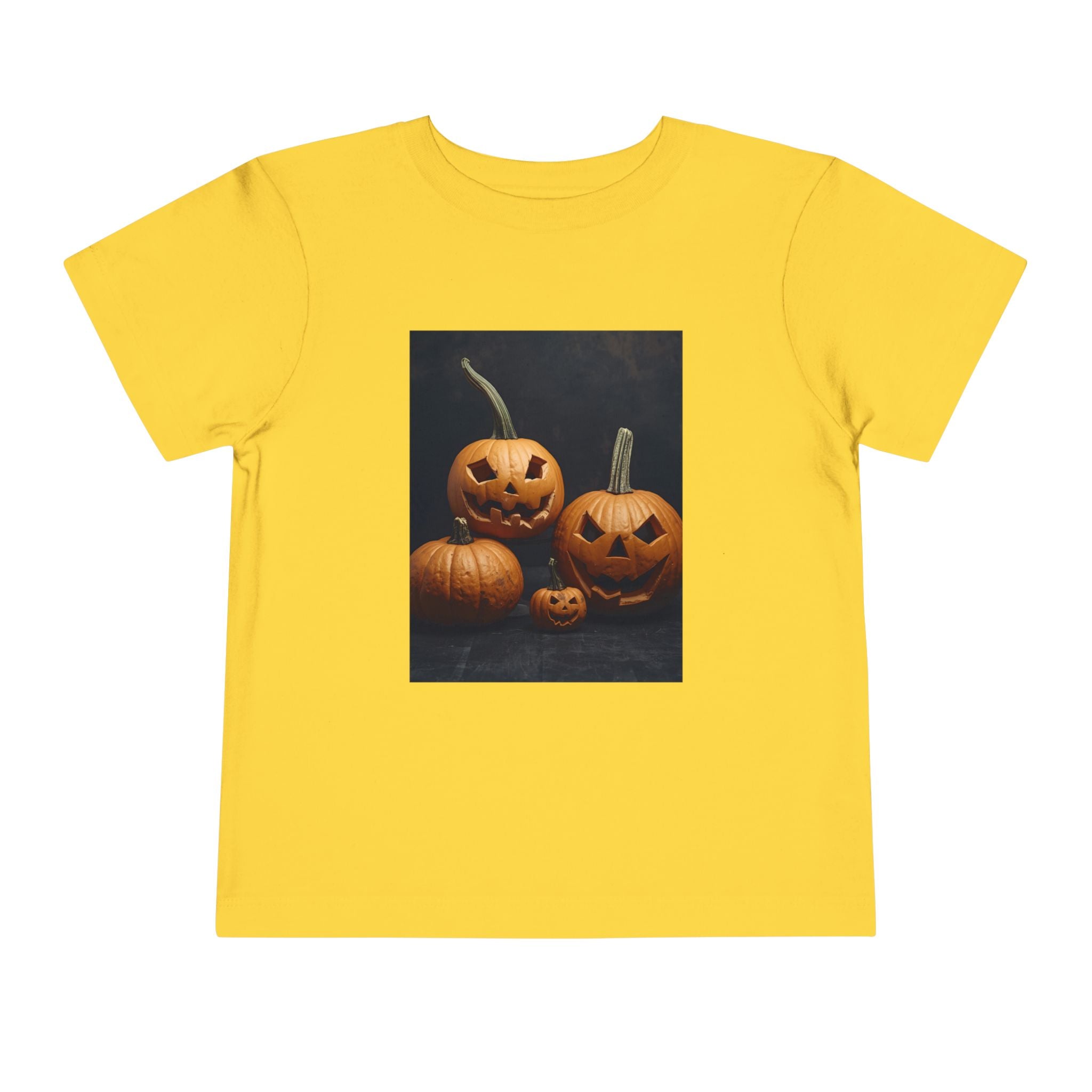 Spooky Halloween Pumpkin Toddler Short Sleeve Tee