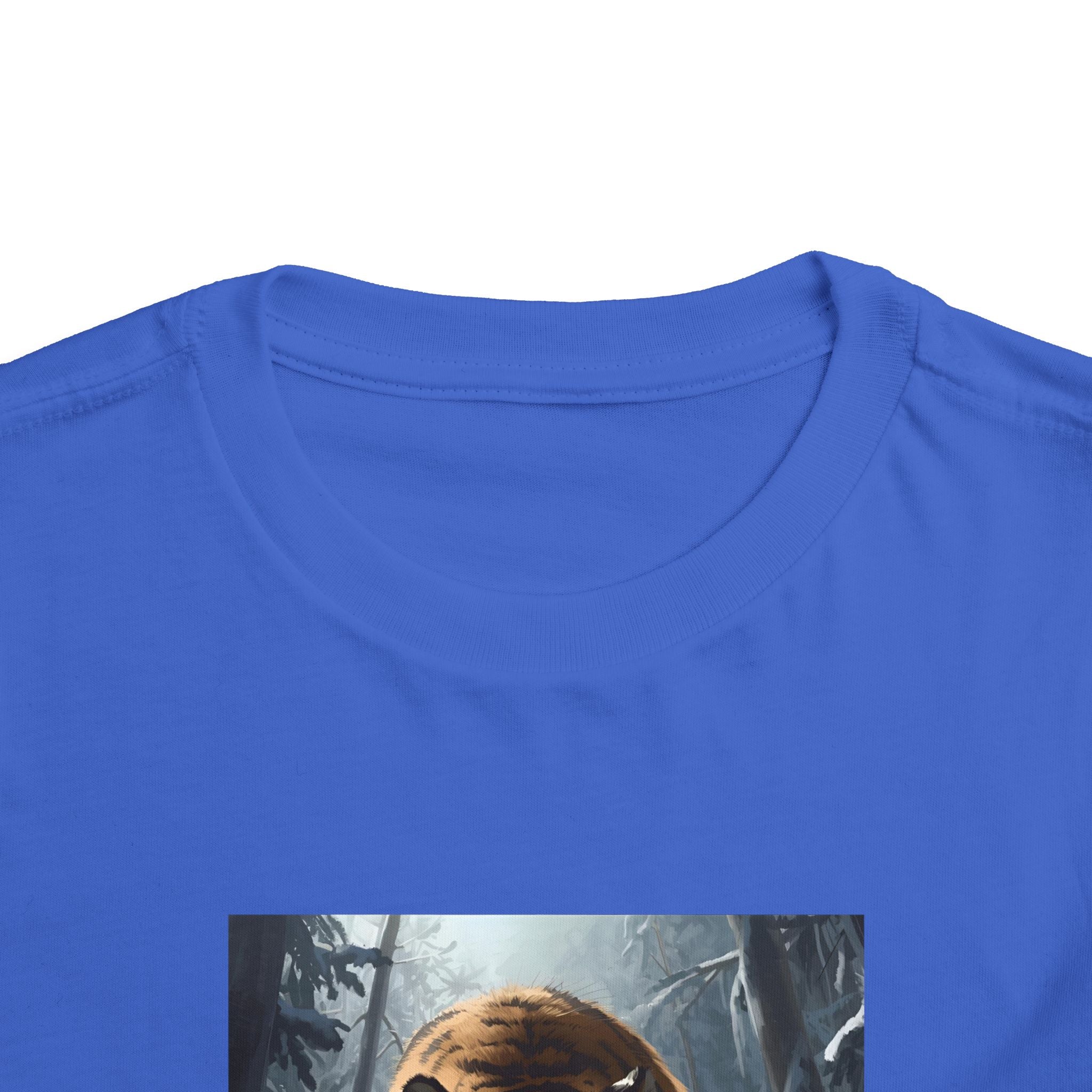 Tiger Roar Snow Toddler Short Sleeve Tee