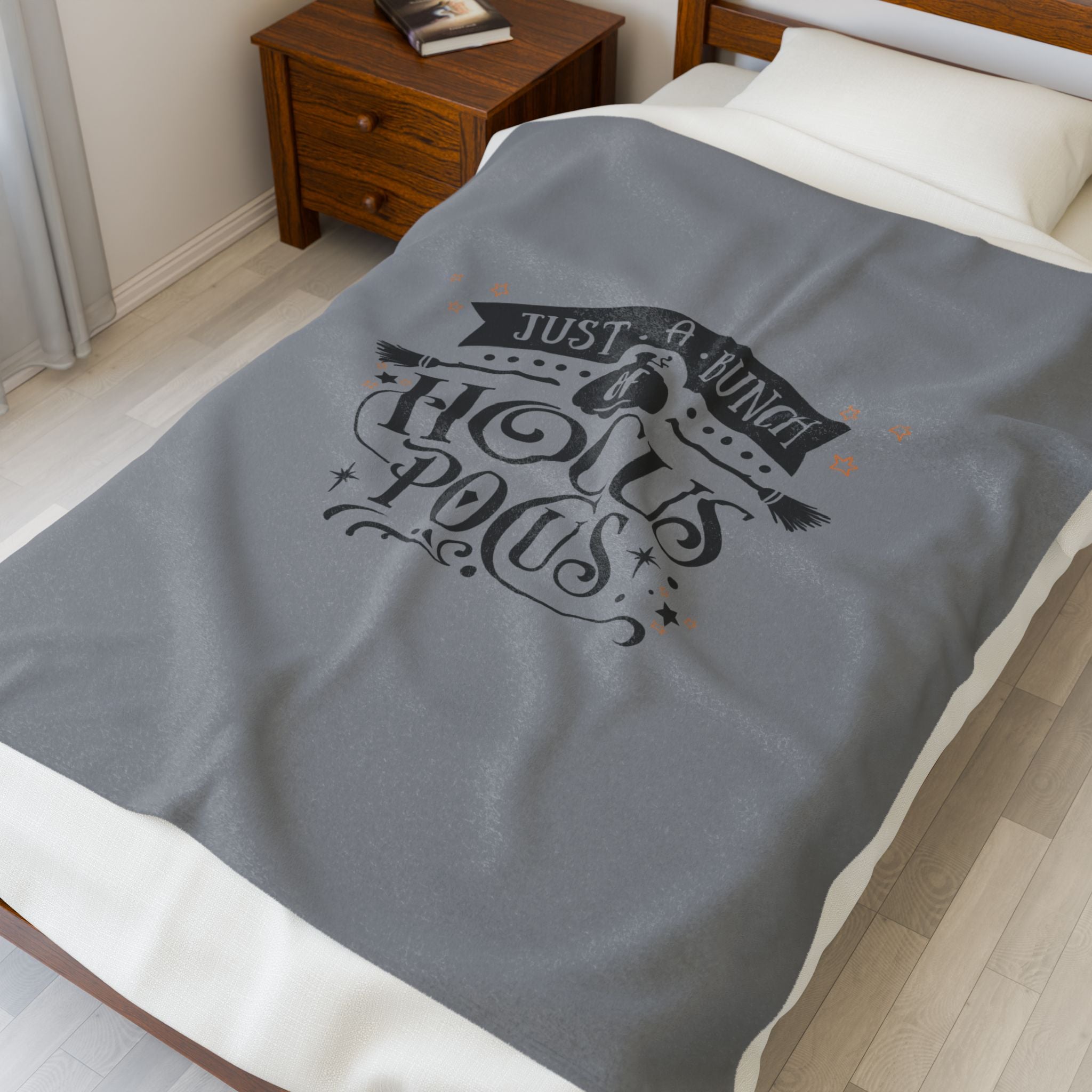 Hocus Pocus Velveteen Plush Blanket