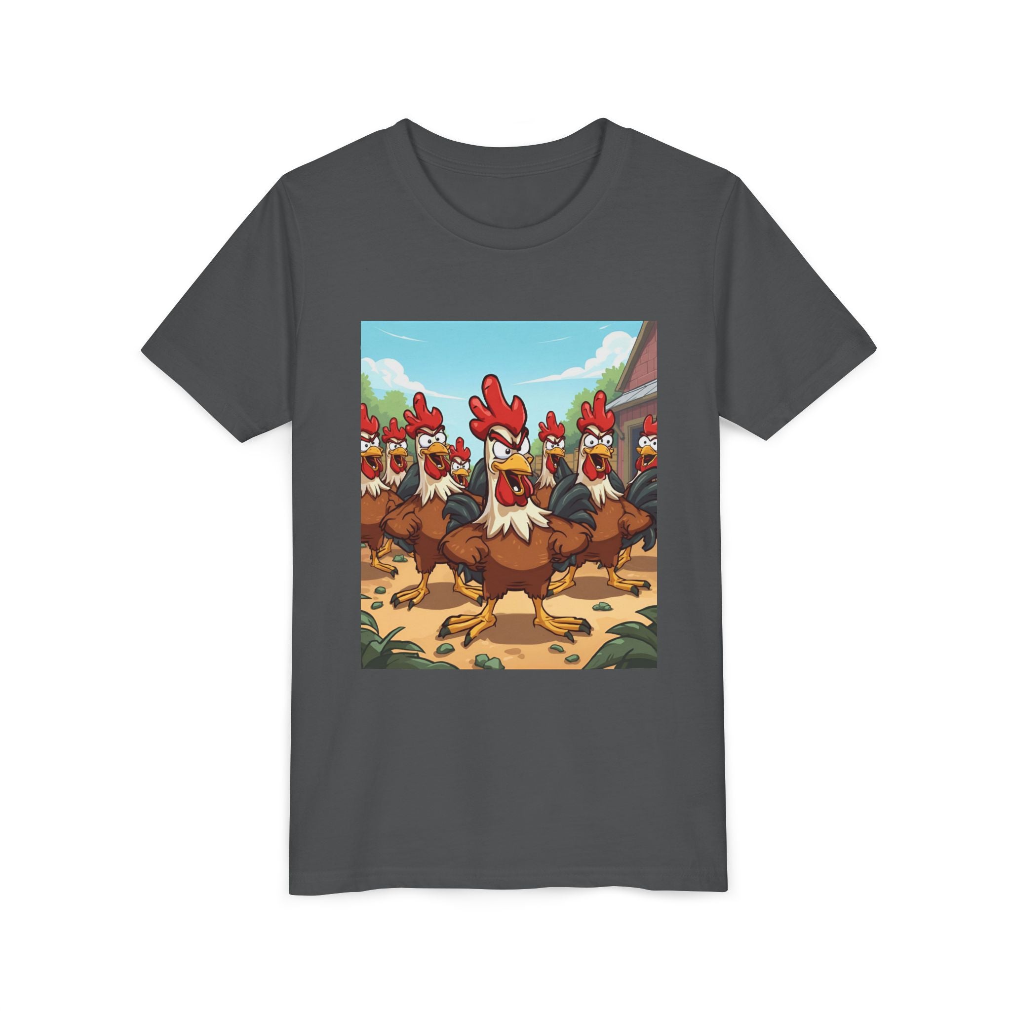 Chicken Funny Youth Short Sleeve Tee