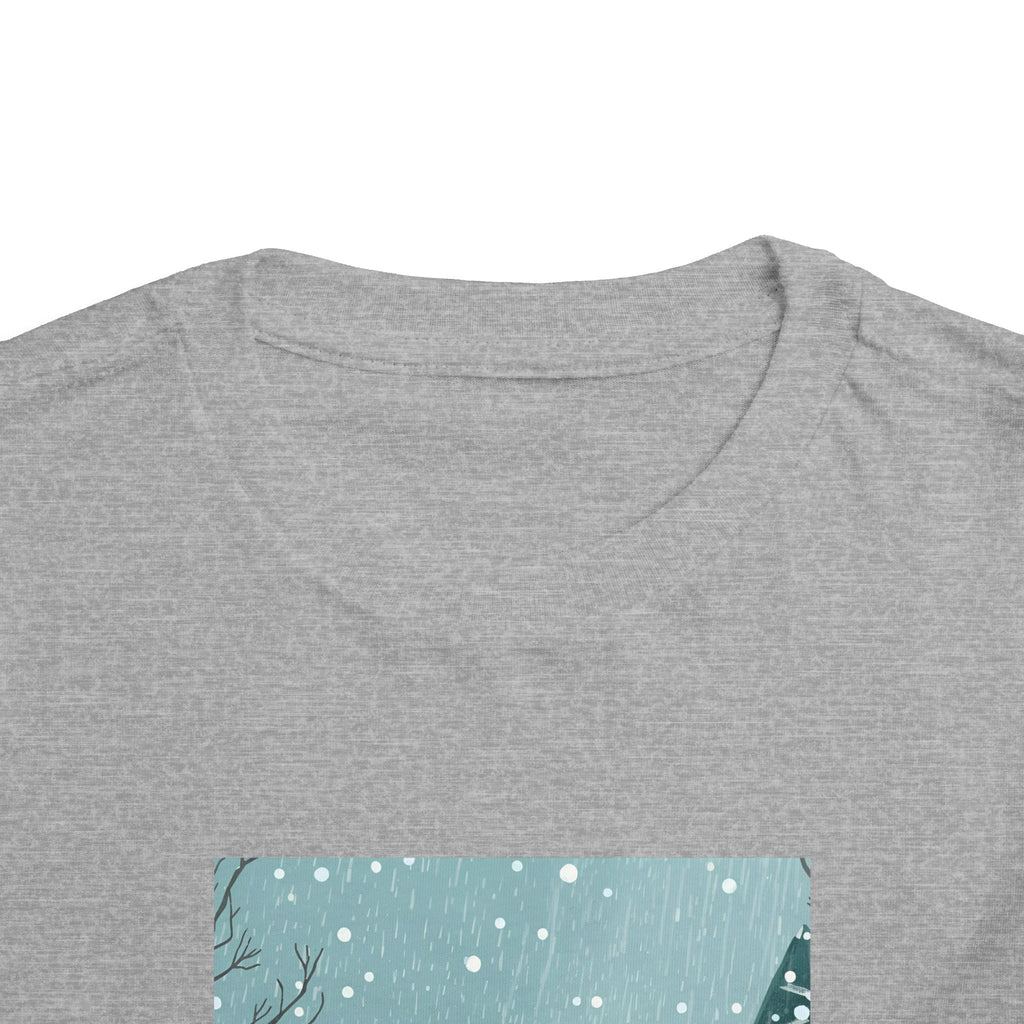 Festive Christmas Snowman Toddler Short Sleeve Tee