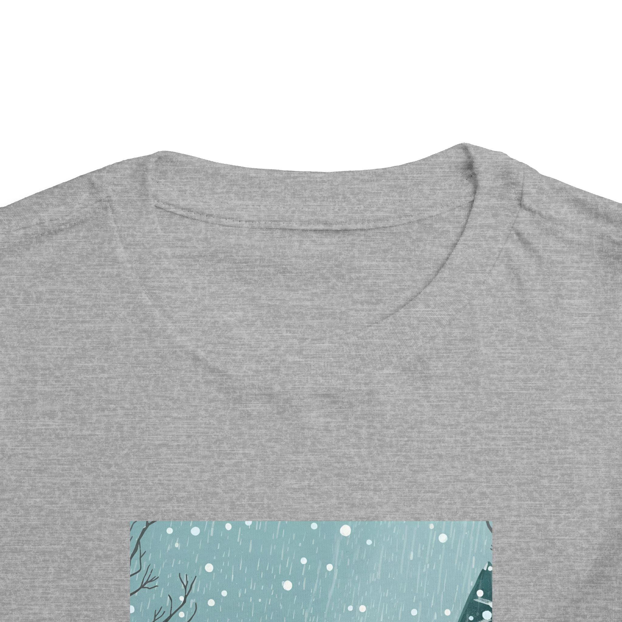 Festive Christmas Snowman Toddler Short Sleeve Tee