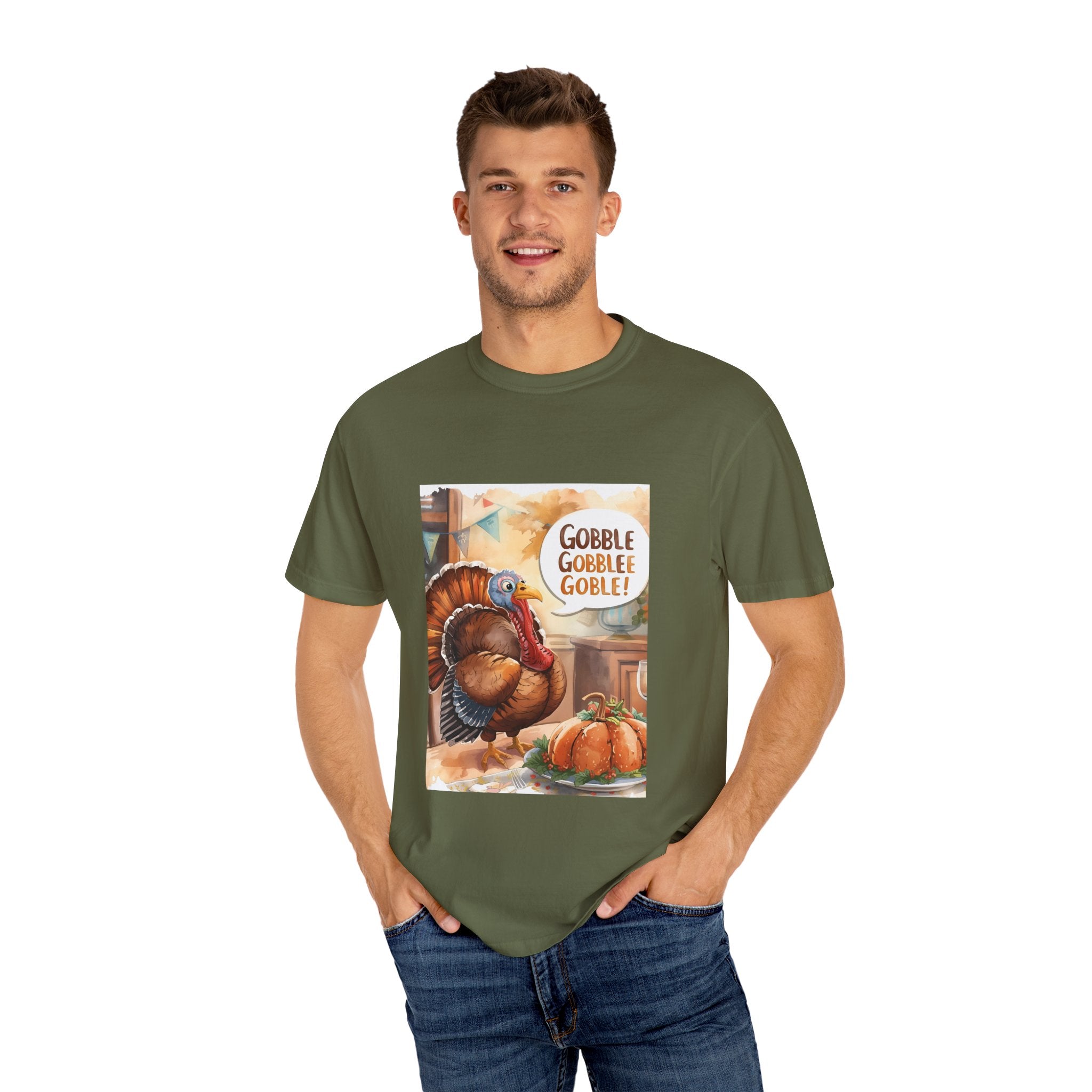 Thanksgiving Turkey T-Shirt | Gobble Gobble Graphic Tee | Fall Apparel, Holiday Gift, Casual Wear, Unisex Style, Autumn Collection
