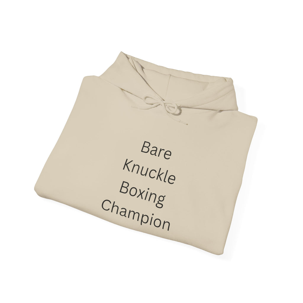 Bare Knuckle Boxing Champion Hoodie | Unisex Sweatshirt, Gift for Boxers, Fitness Apparel, Sportswear, Boxing Champion Merchandise