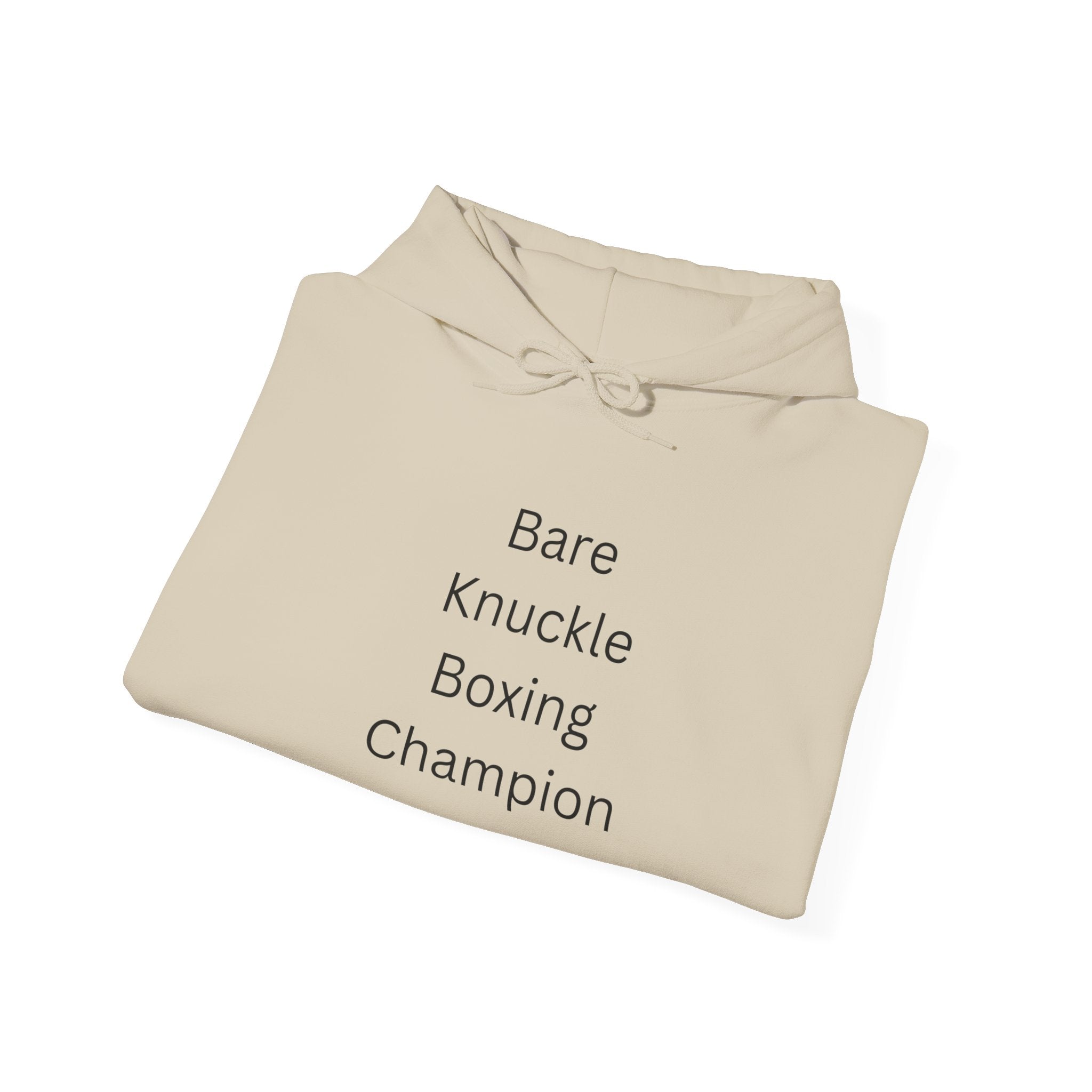 Bare Knuckle Boxing Champion Hoodie | Unisex Sweatshirt, Gift for Boxers, Fitness Apparel, Sportswear, Boxing Champion Merchandise