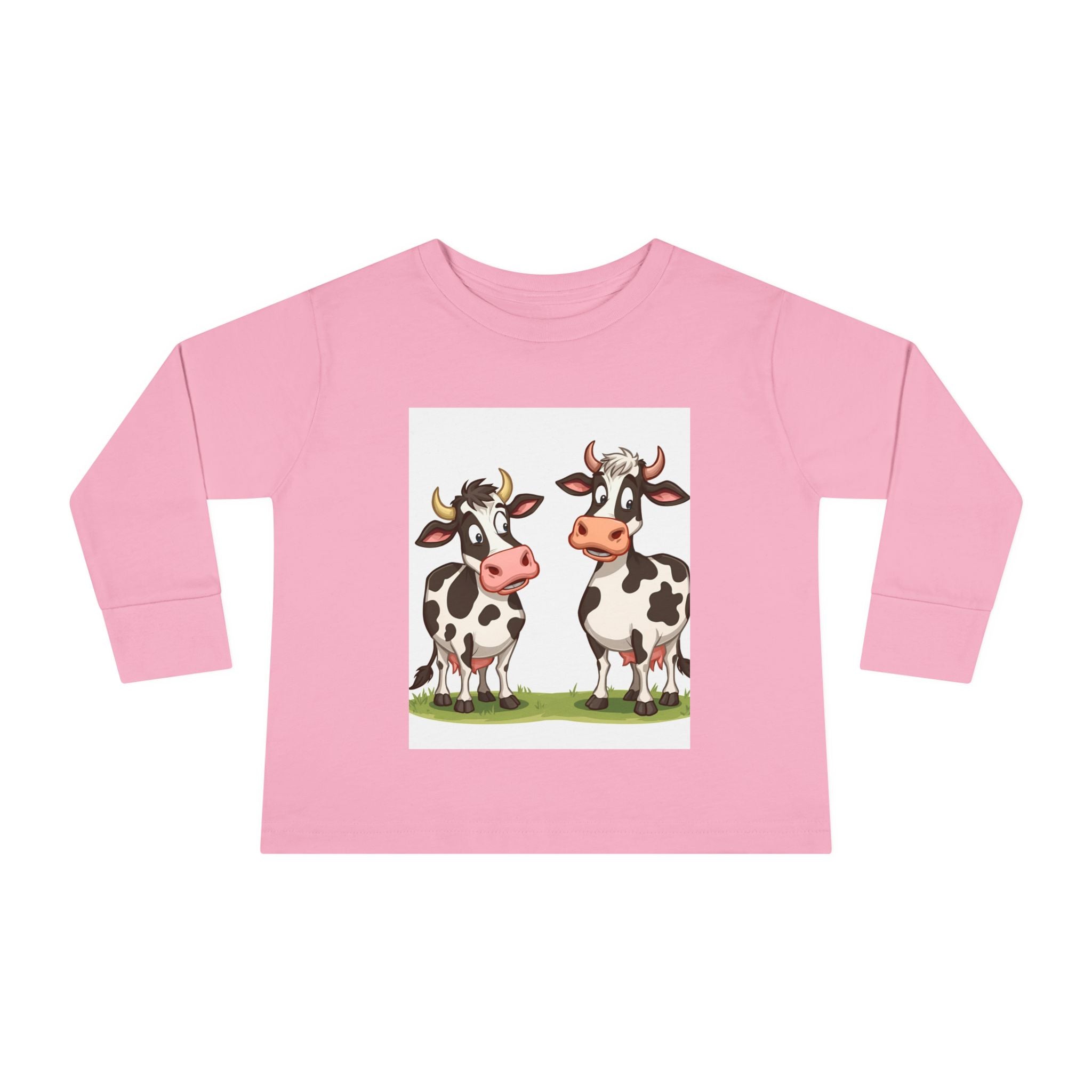 Cute Cows Toddler Long Sleeve Tee