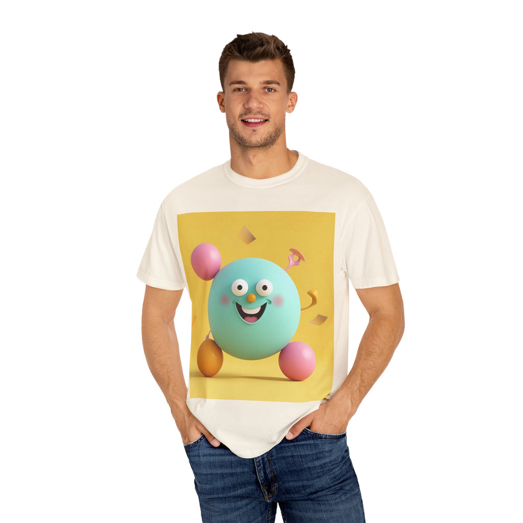 Playful Colorful Cartoon T-Shirt for Fun-Loving Souls, Graphic Tee, Gift for Kids & Adults, Birthday Party Outfit, Casual Wear, Housewarming Gift