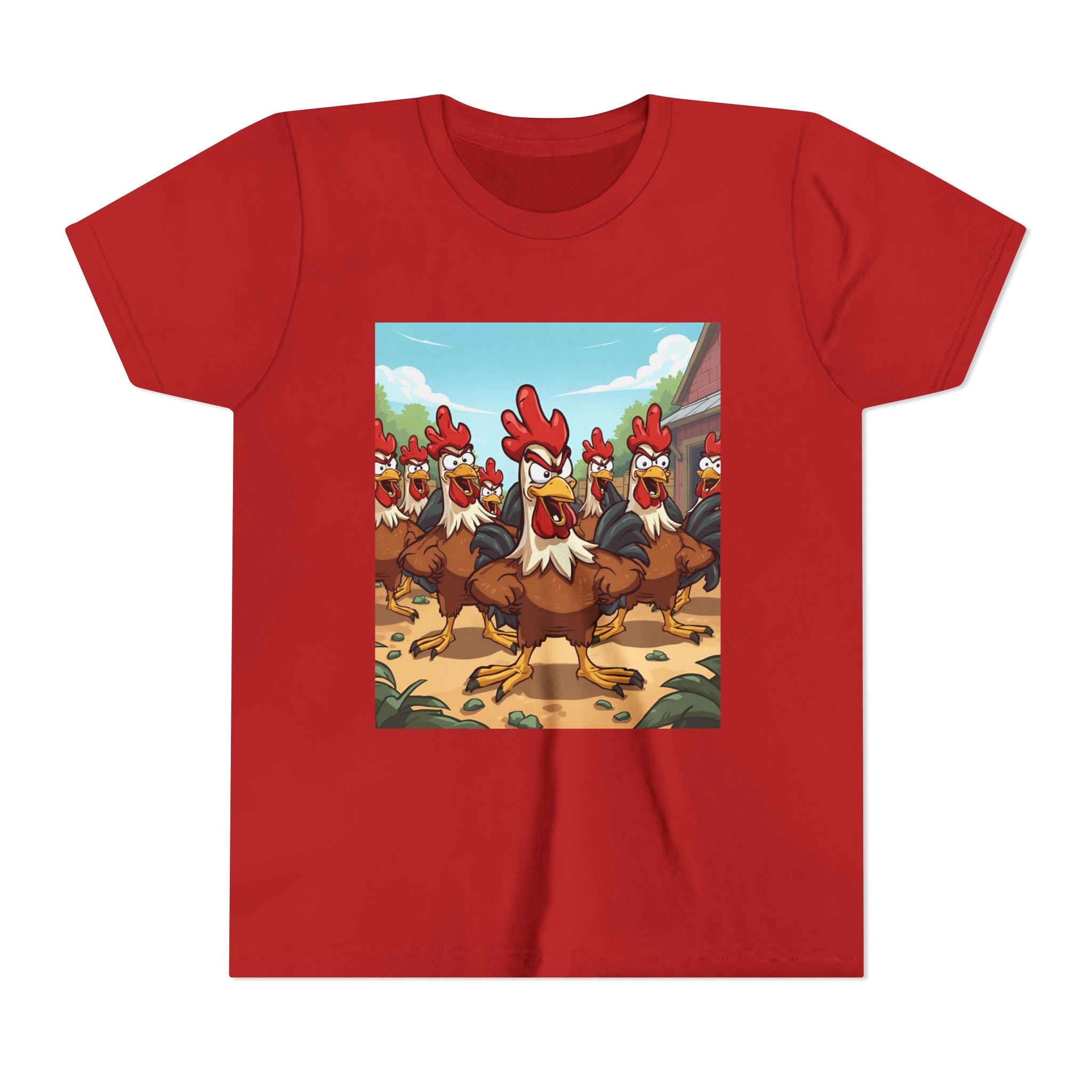 Chicken Funny Youth Short Sleeve Tee