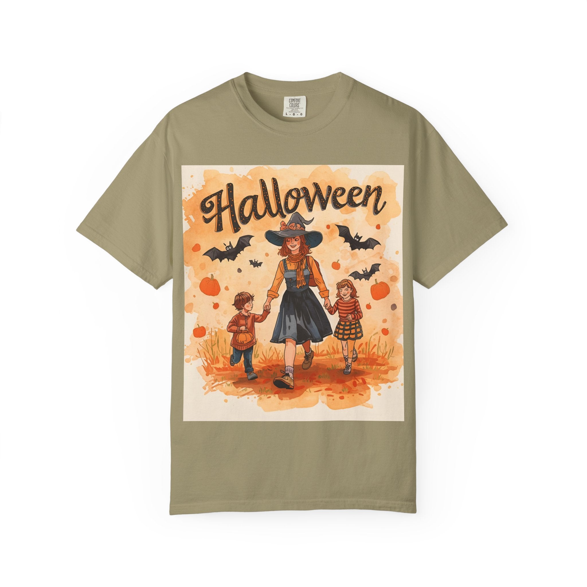 Halloween Themed Mom And Children Family T-shirt, Vintage Style, Unisex, Fall Apparel, Halloween Costume, Pumpkin Decoration, Spooky Season