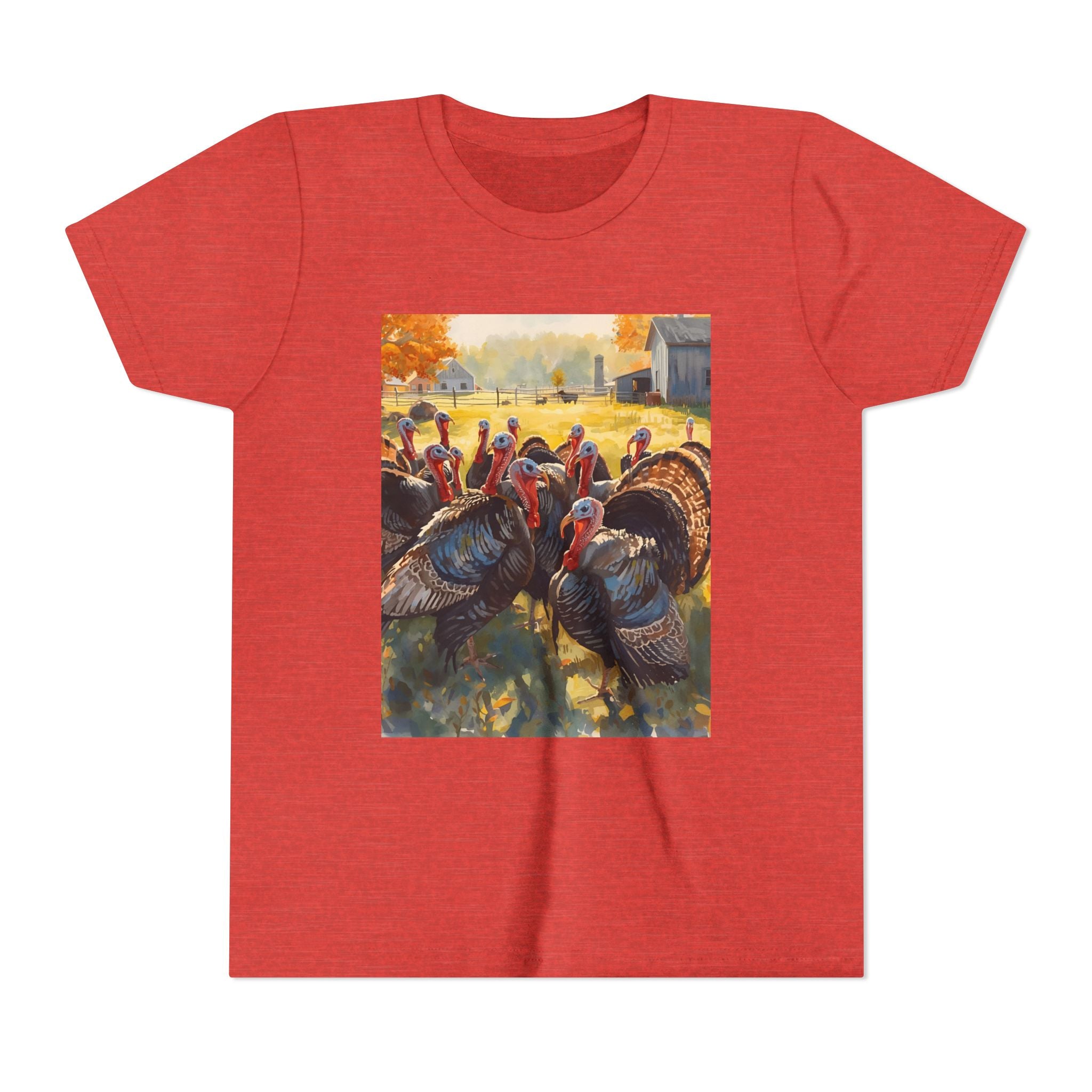 Thanksgiving Turkey Youth Short Sleeve Tee
