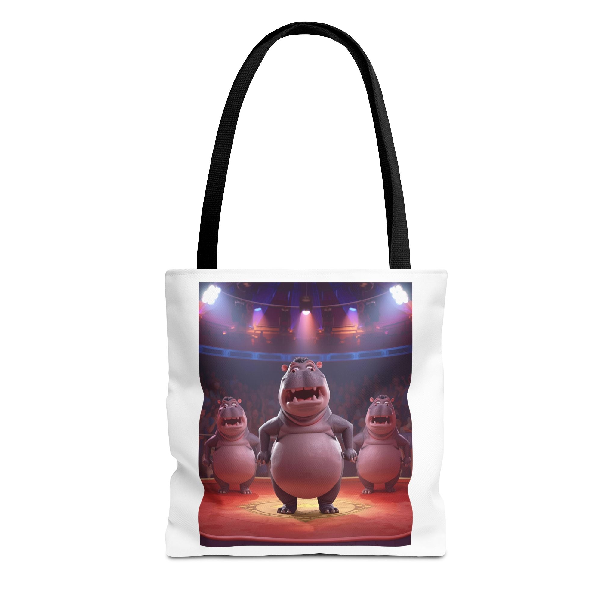 Hippo Funny Tote Bag (AOP)