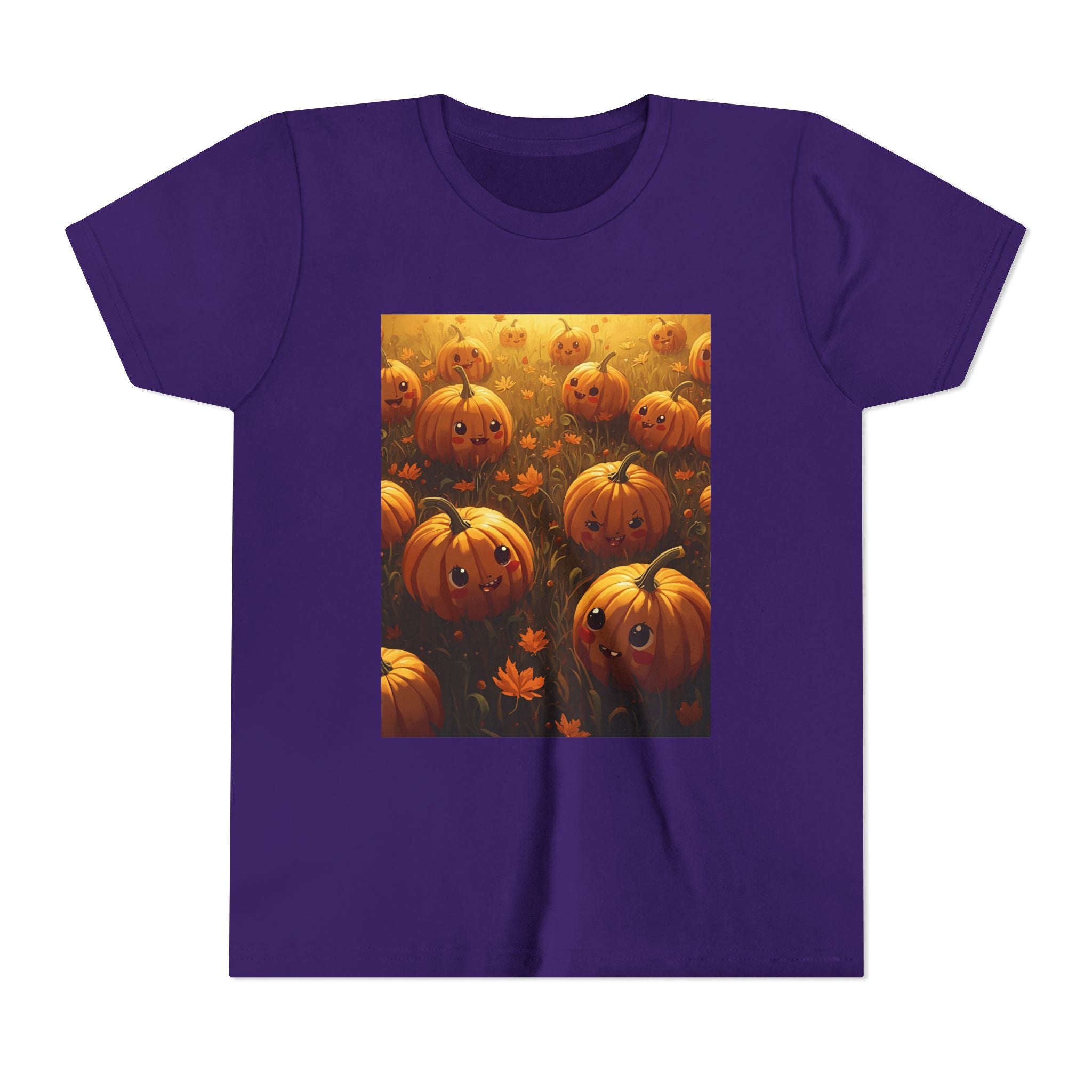 Pumpkin Halloween Youth Tee, Fall Shirt, Halloween Gift, Kids Halloween Apparel, Harvest Celebration T-shirt