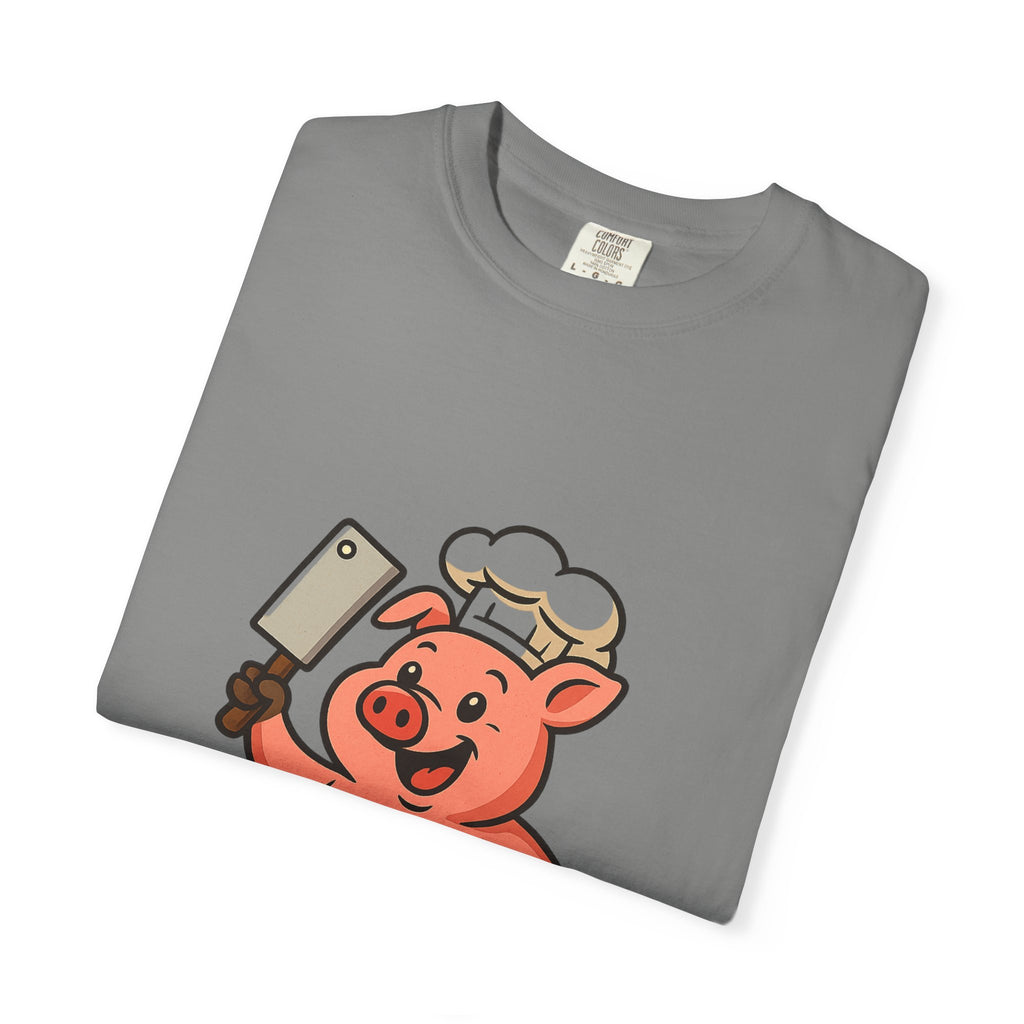 Funny Chef Pig T-shirt, Humorous Cooking Shirt, Gift for Food Lovers, BBQ Master Tee, Fun Kitchen Apparel