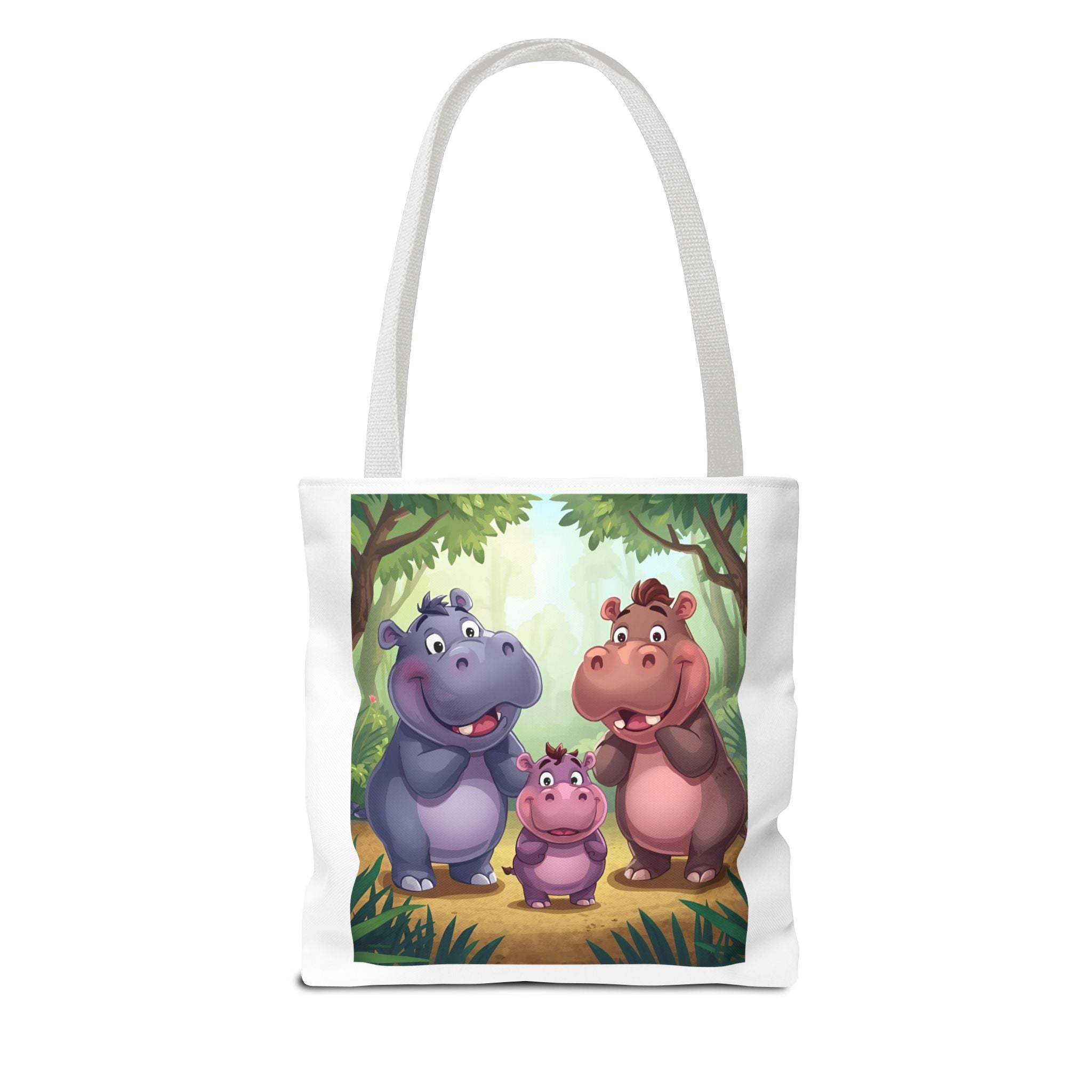 Hippo Cute Tote Bag (AOP)