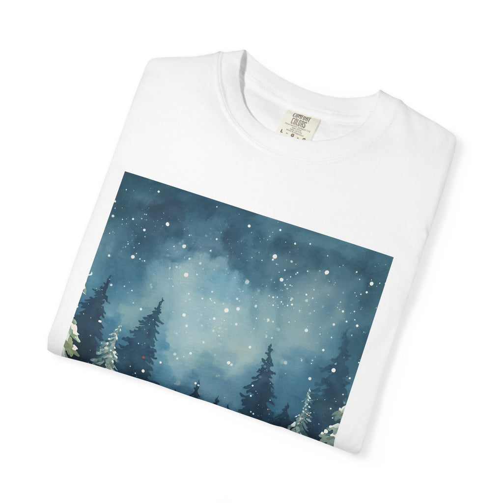Winter Wonderland T-Shirt, Holiday Gift, Unisex Tee, Cozy Winter Apparel, Snowy Scene Shirt, Christmas Fashion