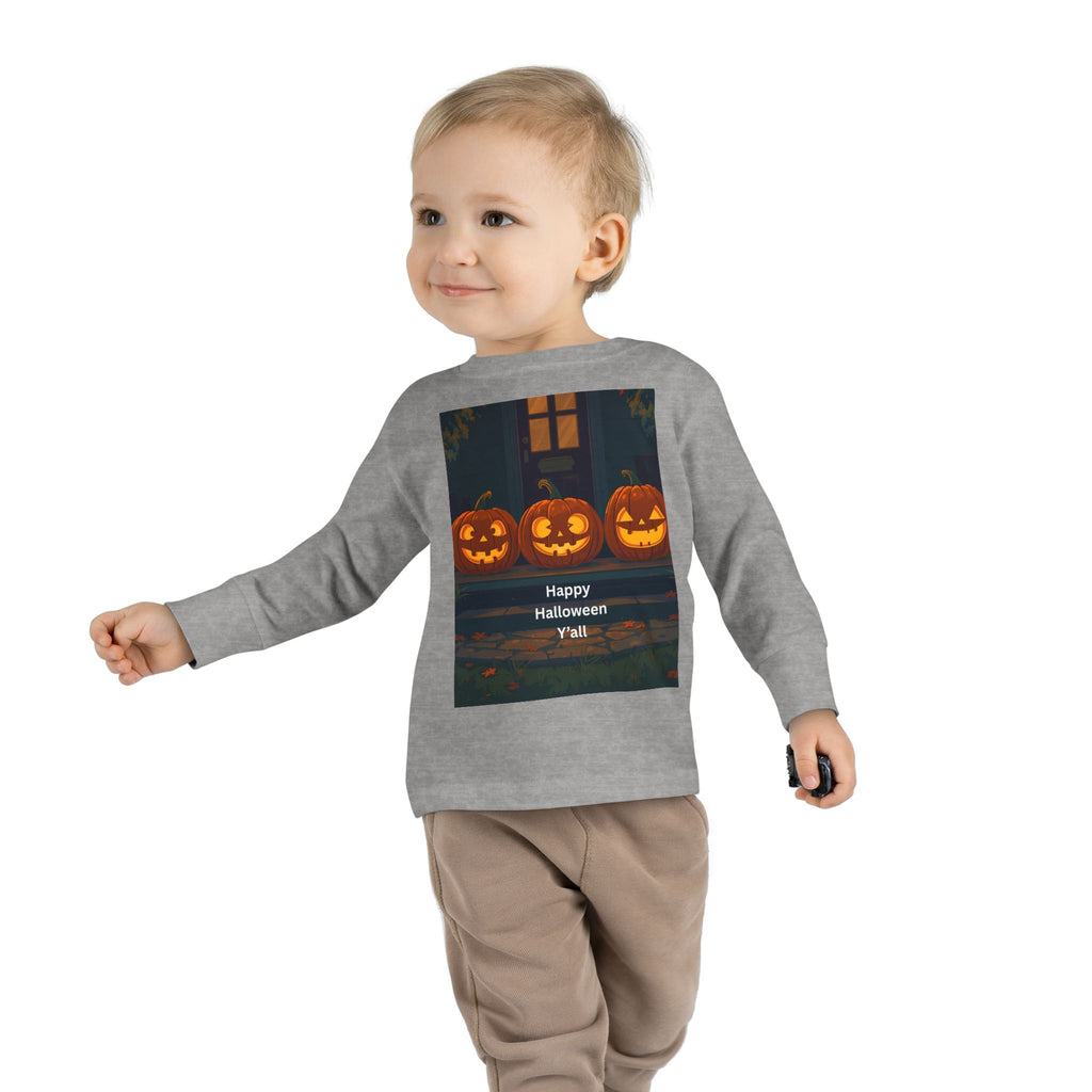 Halloween Pumpkin Toddler Long Sleeve Tee