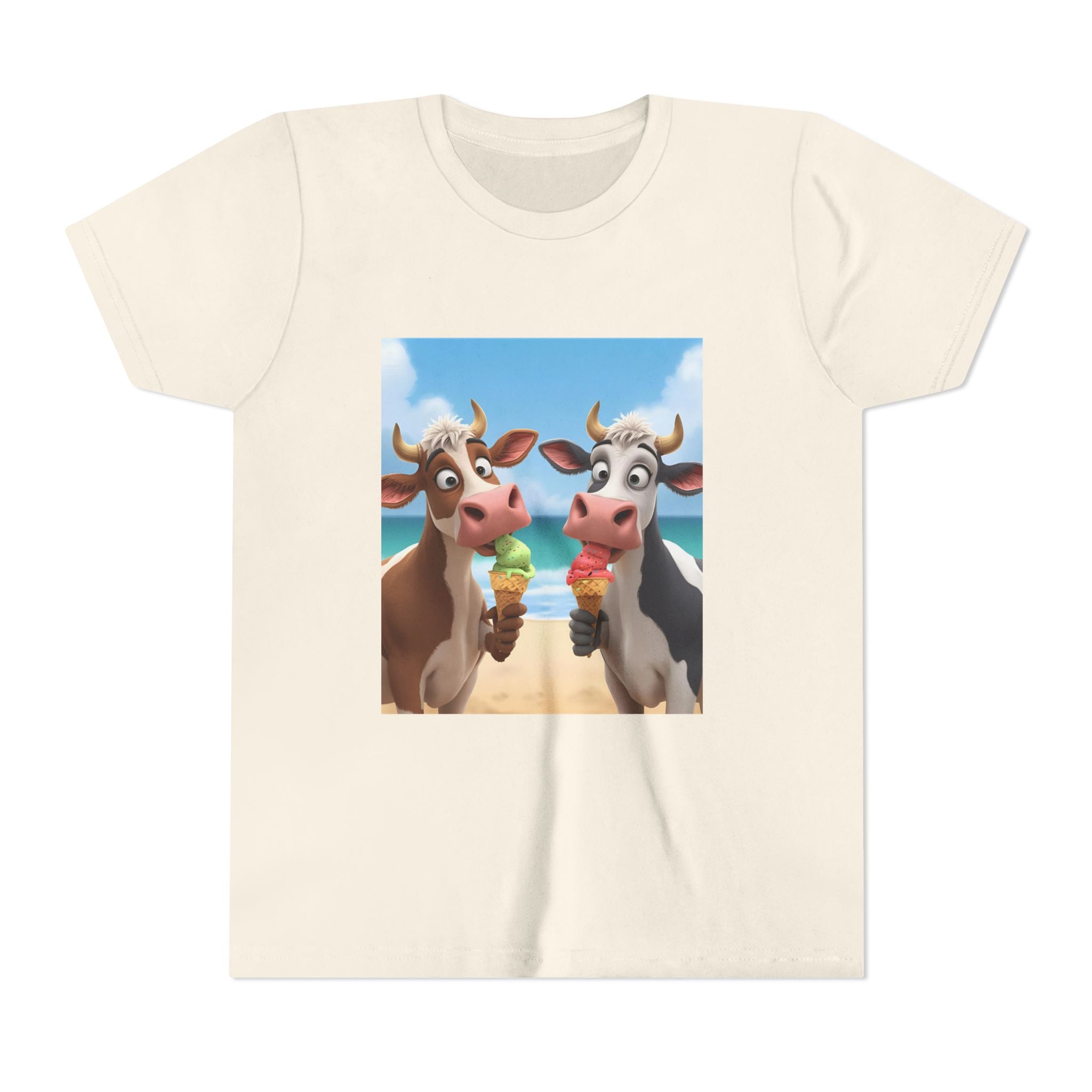 Beachy Cow Youth Short Sleeve Tee