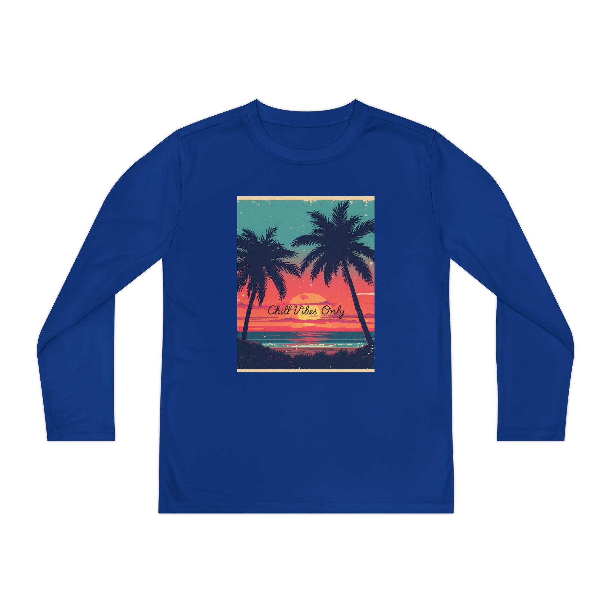 Tropical Sunset Youth Long Sleeve Competitor Tee