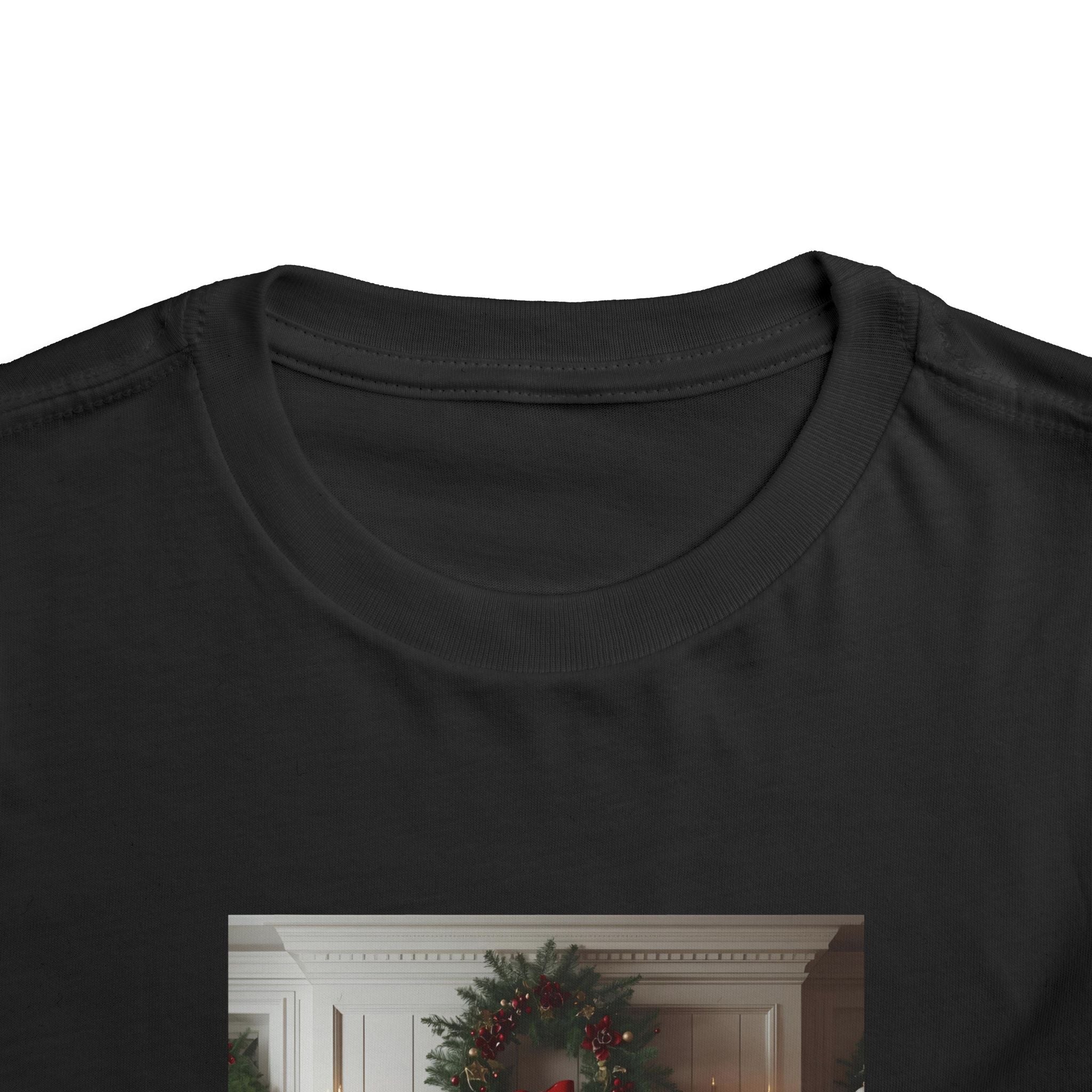 Cozy Christmas Toddler Tee, Holiday Kids Shirt, Cute Winter Tee, Toddler Christmas Outfit, Festive Short Sleeve Shirt