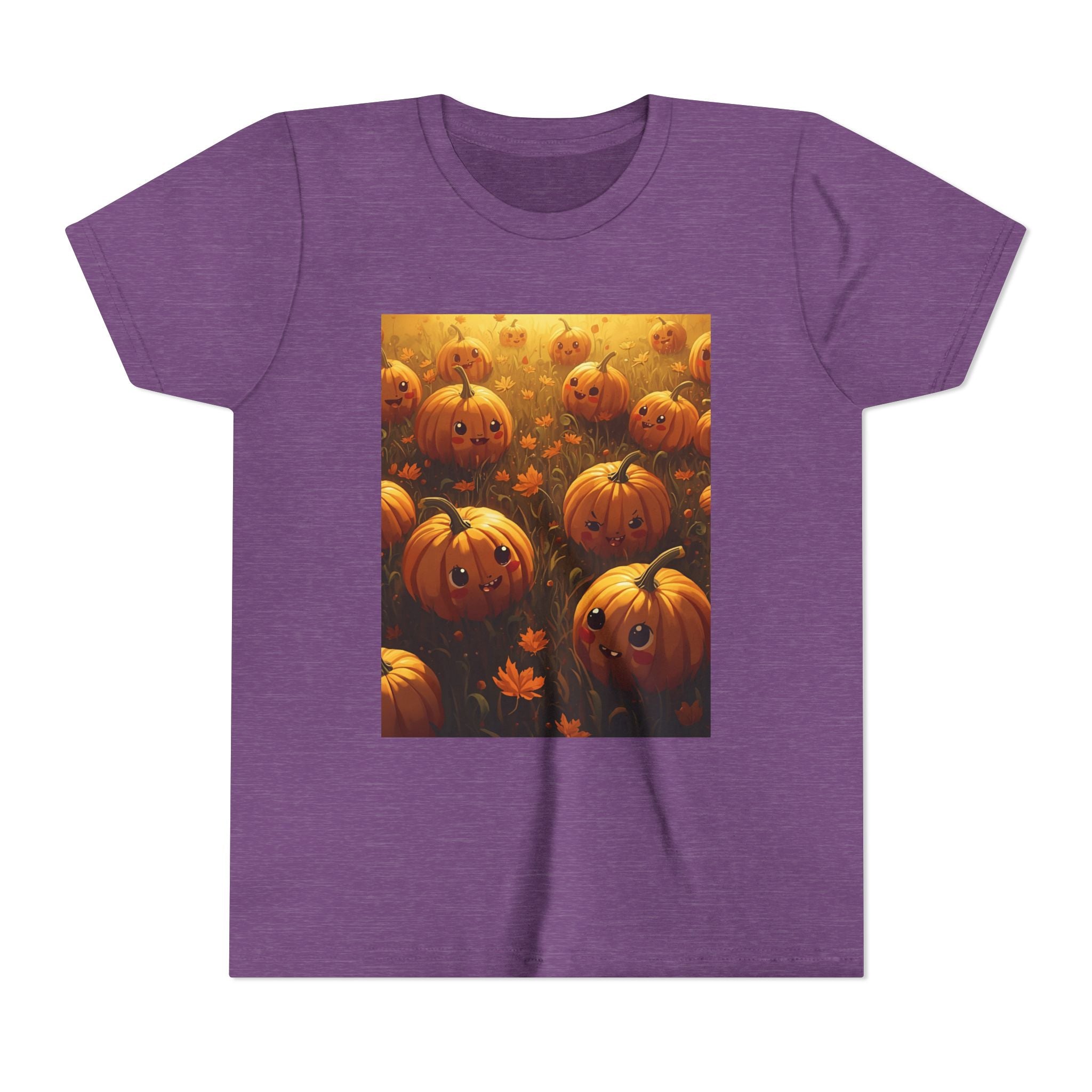 Pumpkin Halloween Youth Tee, Fall Shirt, Halloween Gift, Kids Halloween Apparel, Harvest Celebration T-shirt