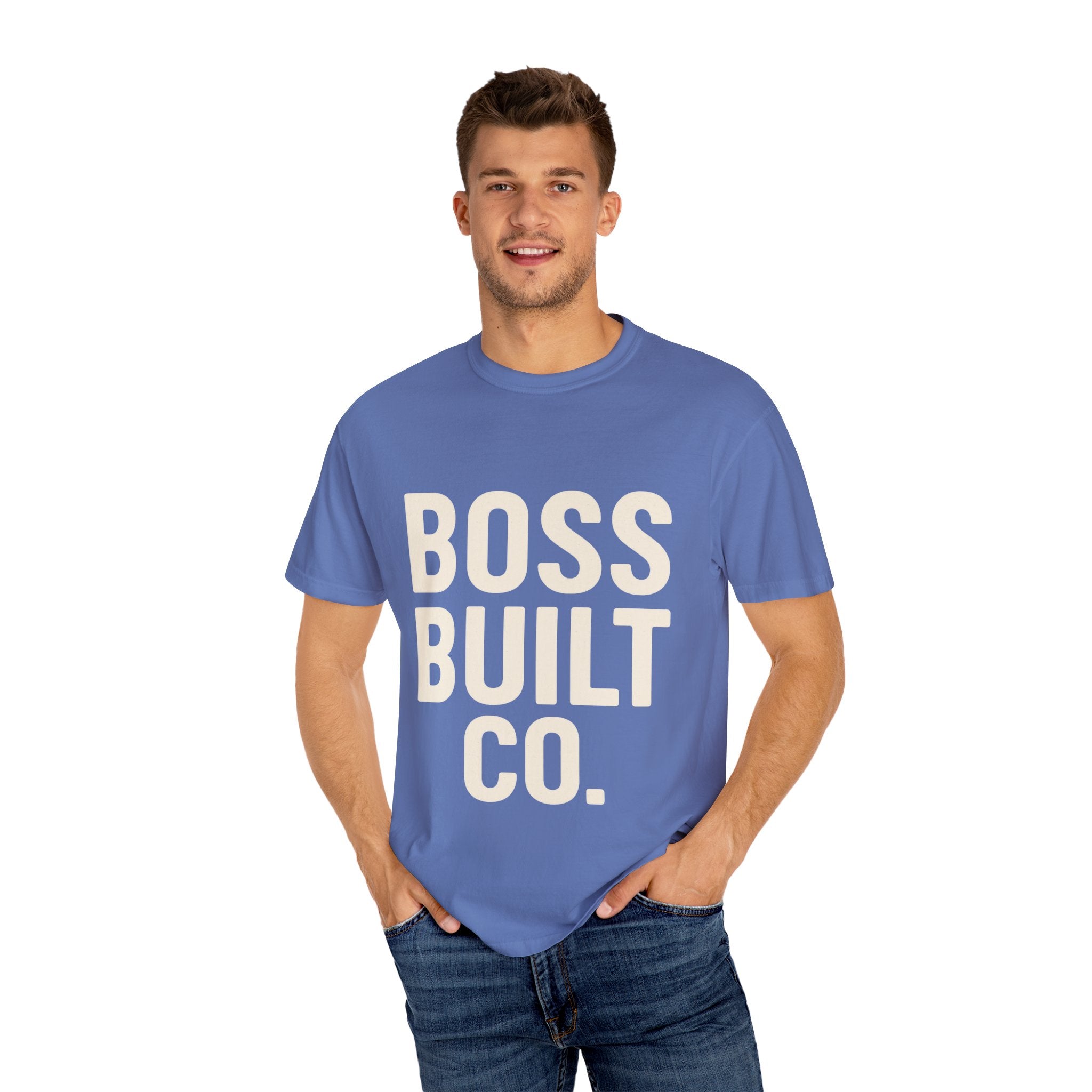 Boss Built Co. Graphic T-Shirt — Bold Logo Tee for Entrepreneurs & Makers