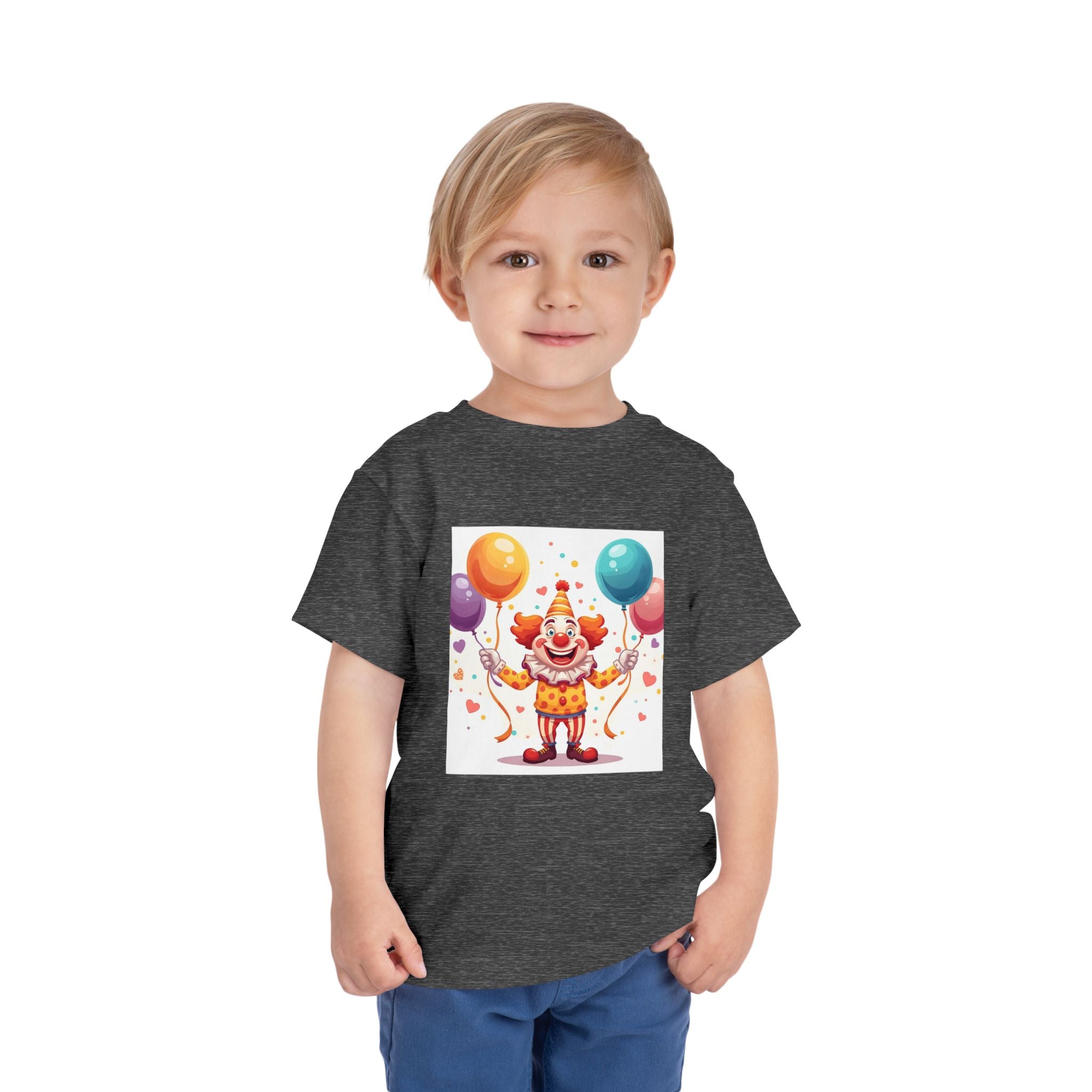 Funny Clown Toddler Short Sleeve Tee