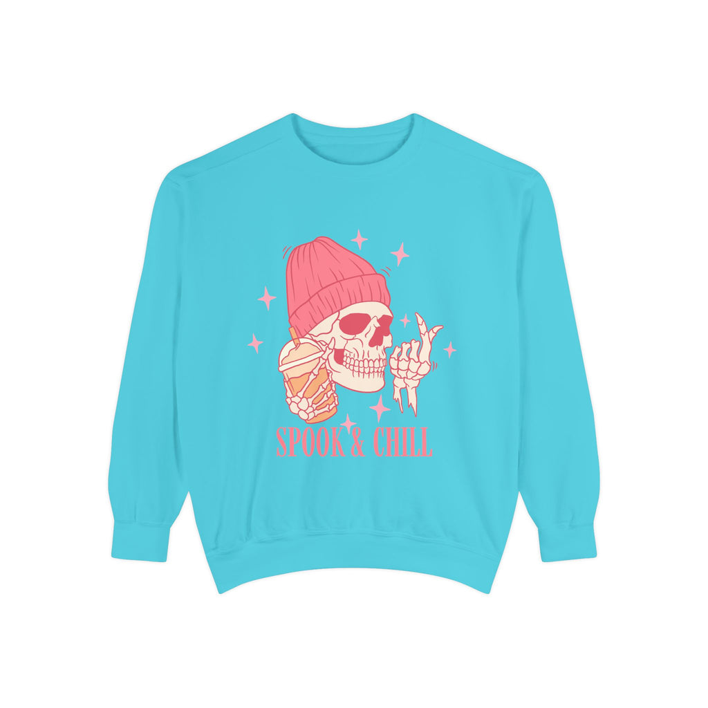 Spook & Chill Unisex Garment-Dyed Sweatshirt