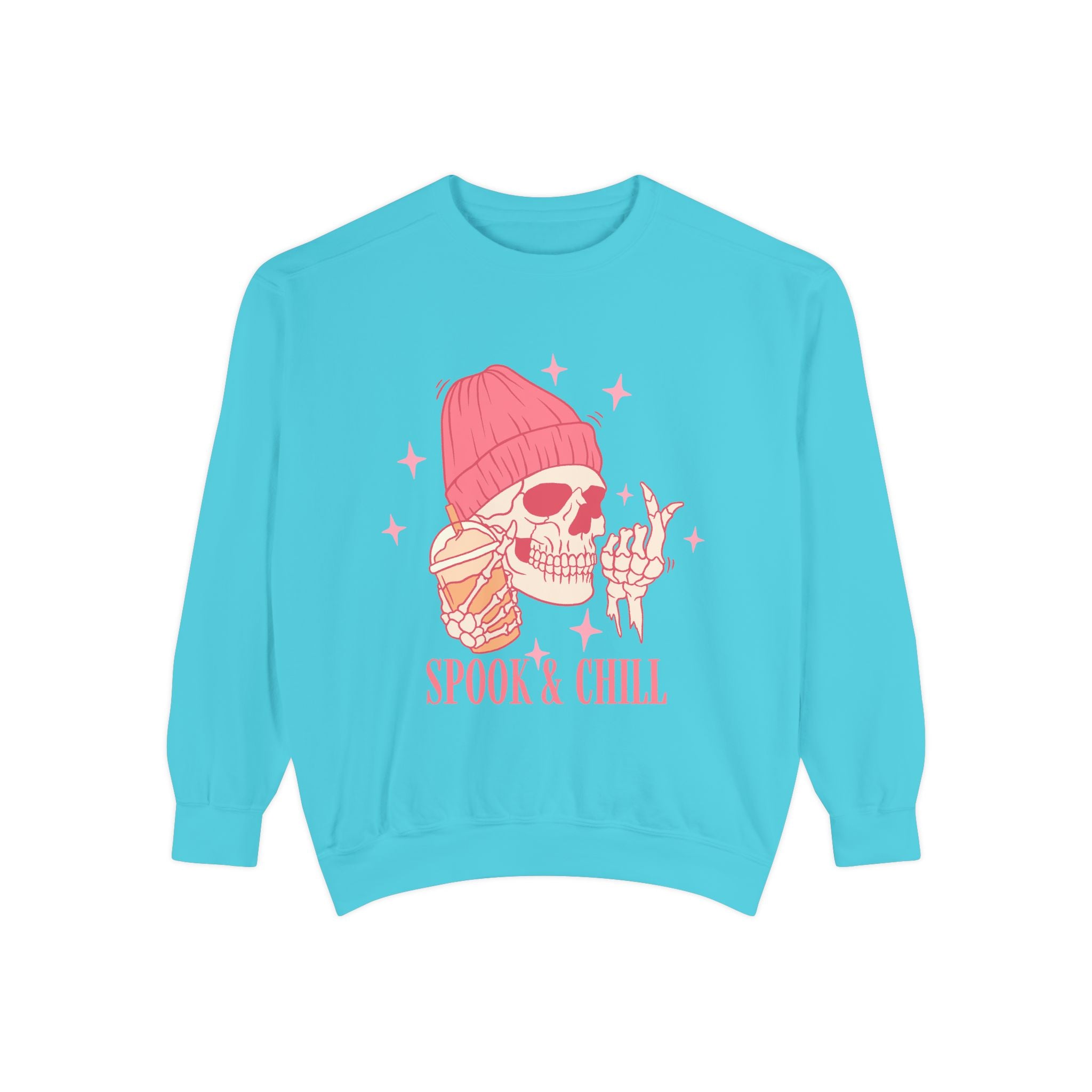 Spook & Chill Unisex Garment-Dyed Sweatshirt