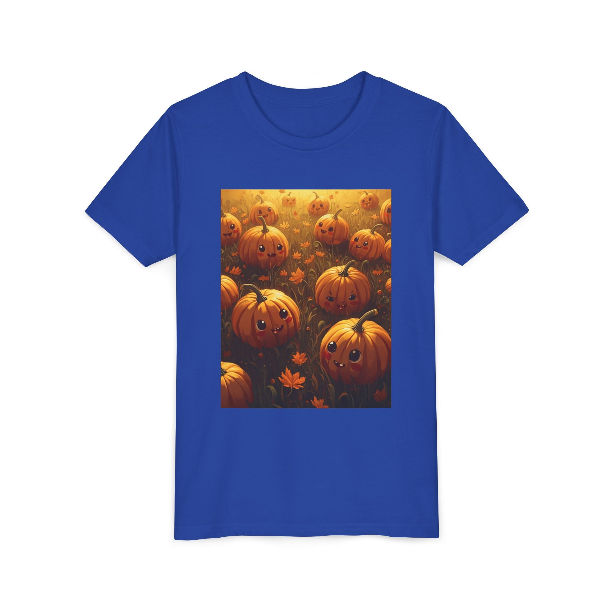 Pumpkin Halloween Youth Tee, Fall Shirt, Halloween Gift, Kids Halloween Apparel, Harvest Celebration T-shirt