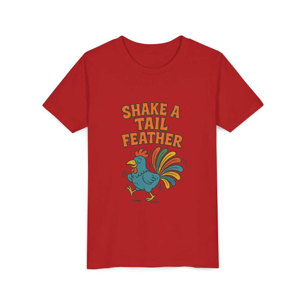 Shake A Tail Feather Youth Short Sleeve Tee