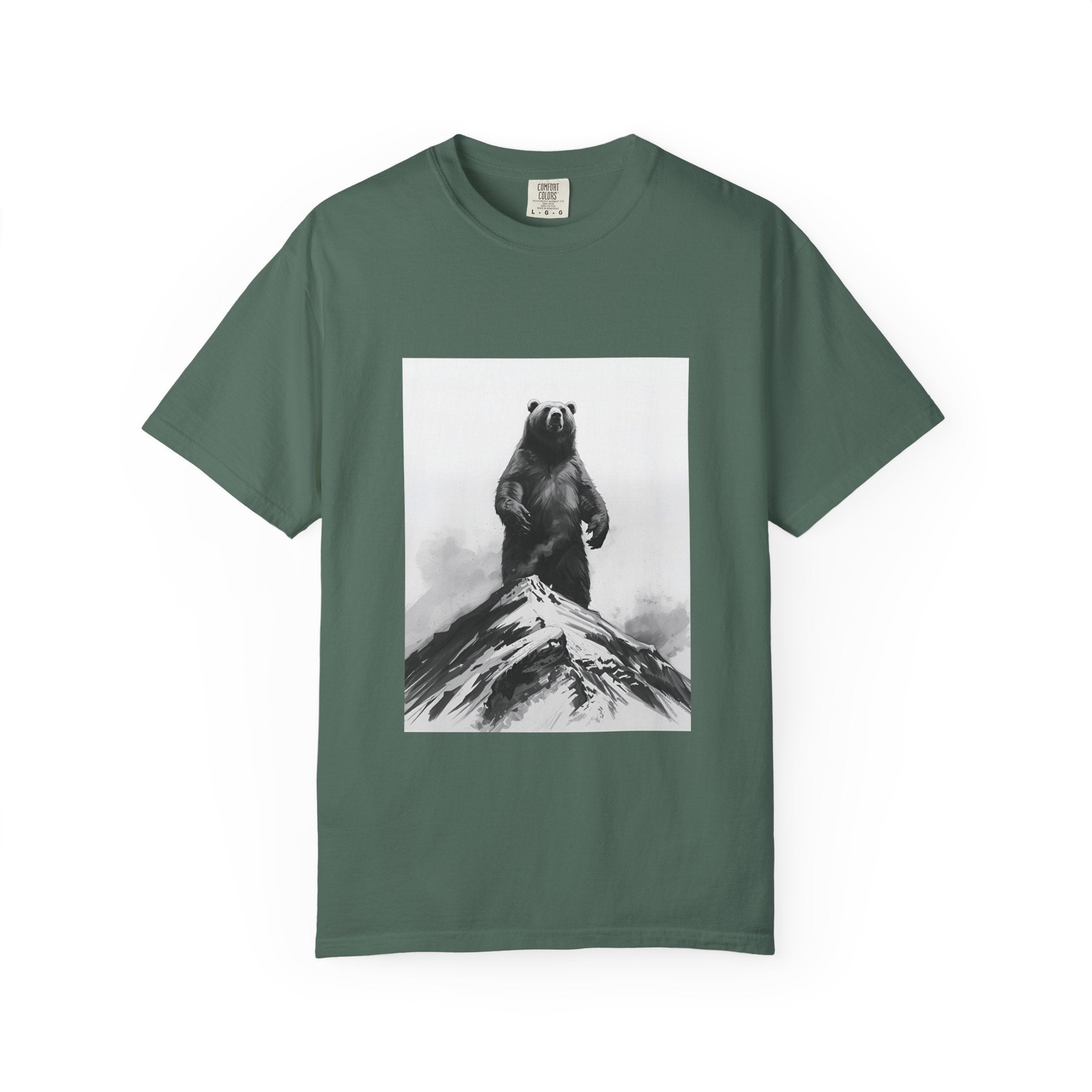 Bear Mountain Snow Unisex Garment-Dyed T-shirt