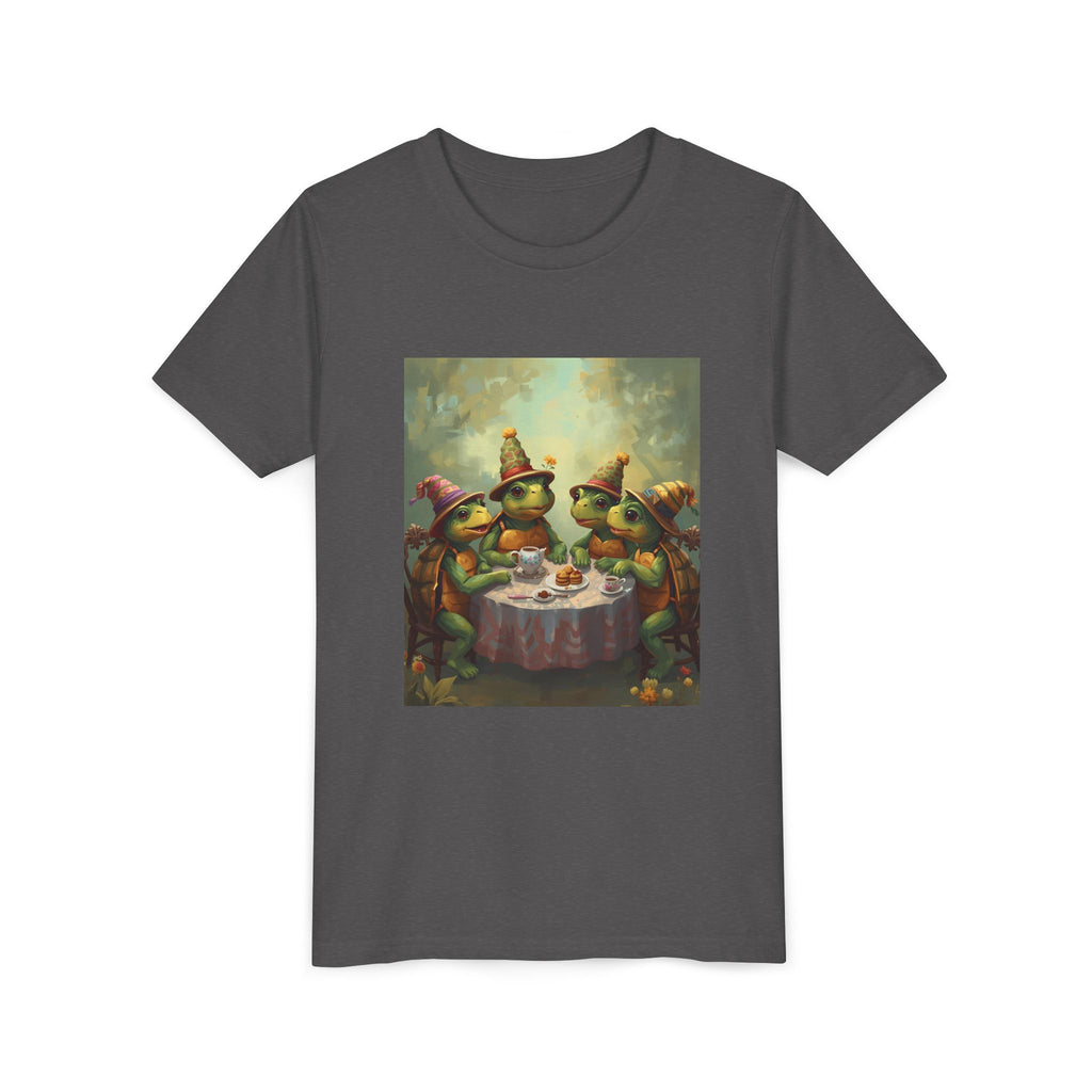 Whimsical Turtle Youth Short Sleeve Tee