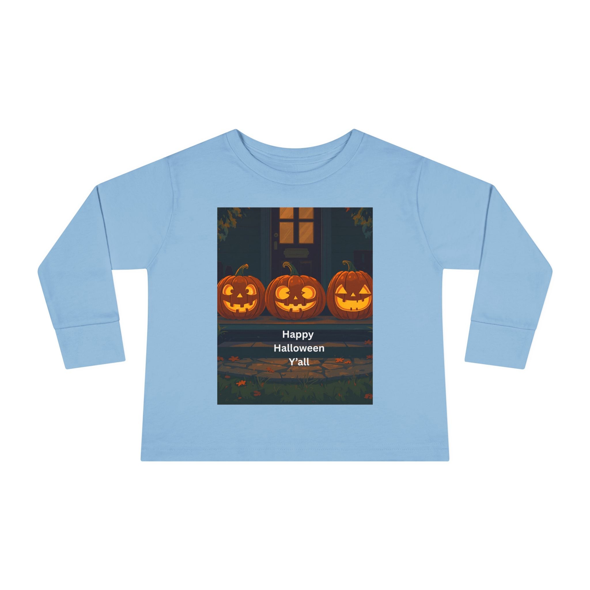 Halloween Pumpkin Toddler Long Sleeve Tee