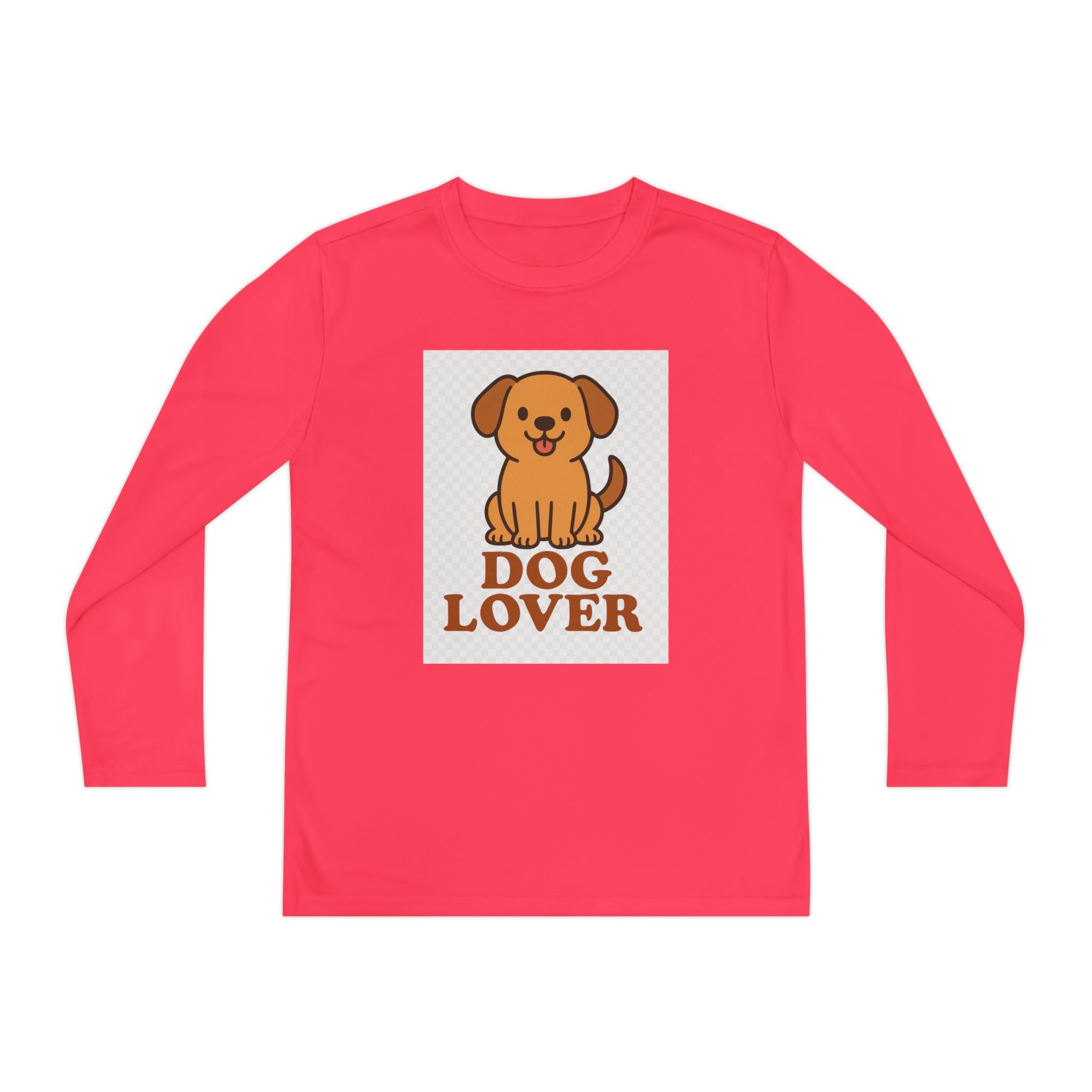 Dog Lover Youth Long Sleeve Competitor Tee