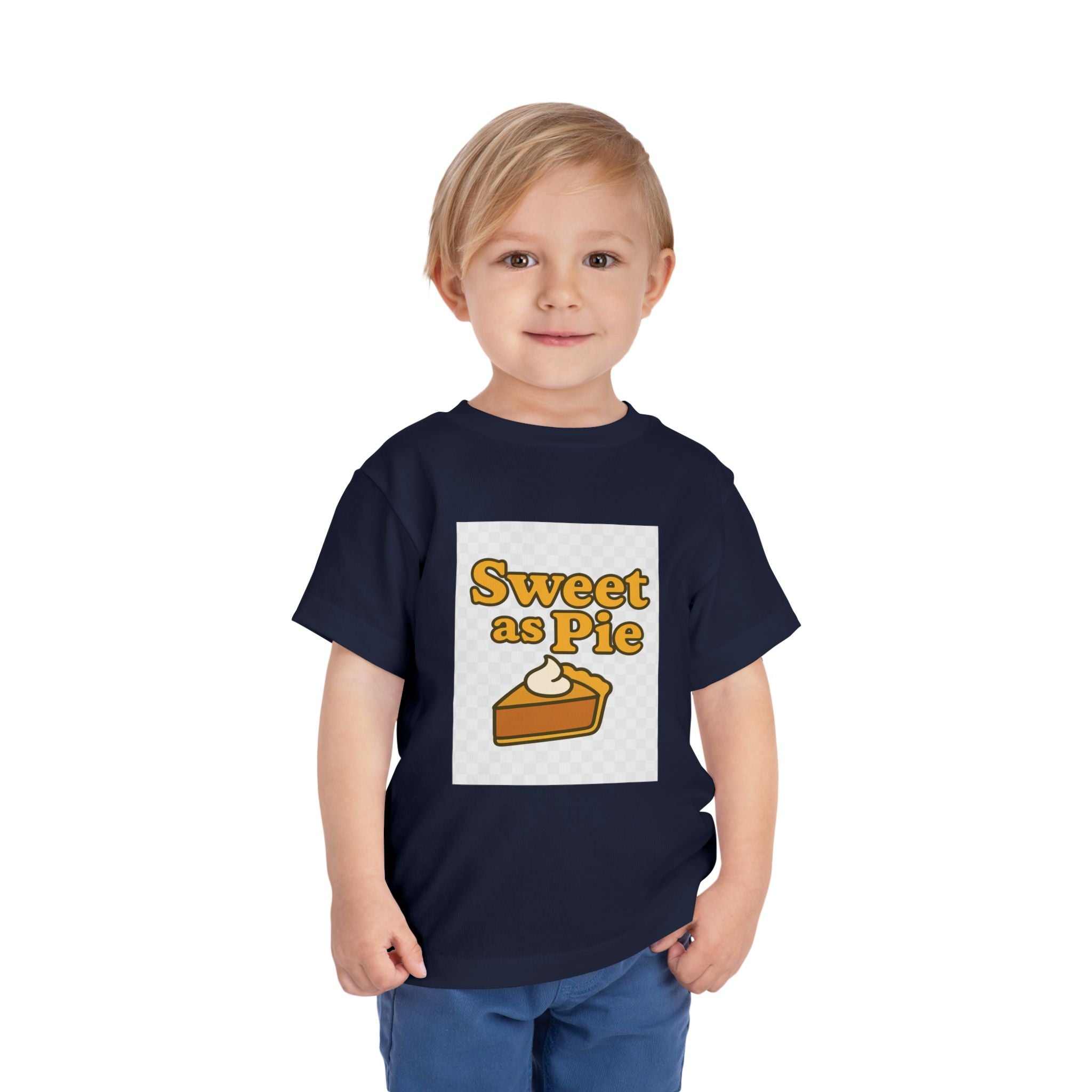 Sweet as Pie Toddler Tee - Cute Short Sleeve Shirt for Kids