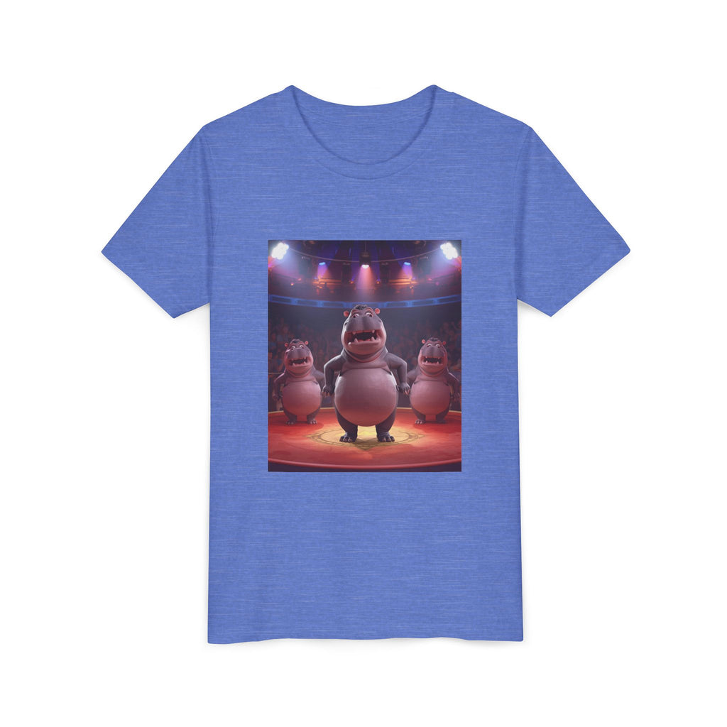 Hippo Funny Youth Short Sleeve Tee