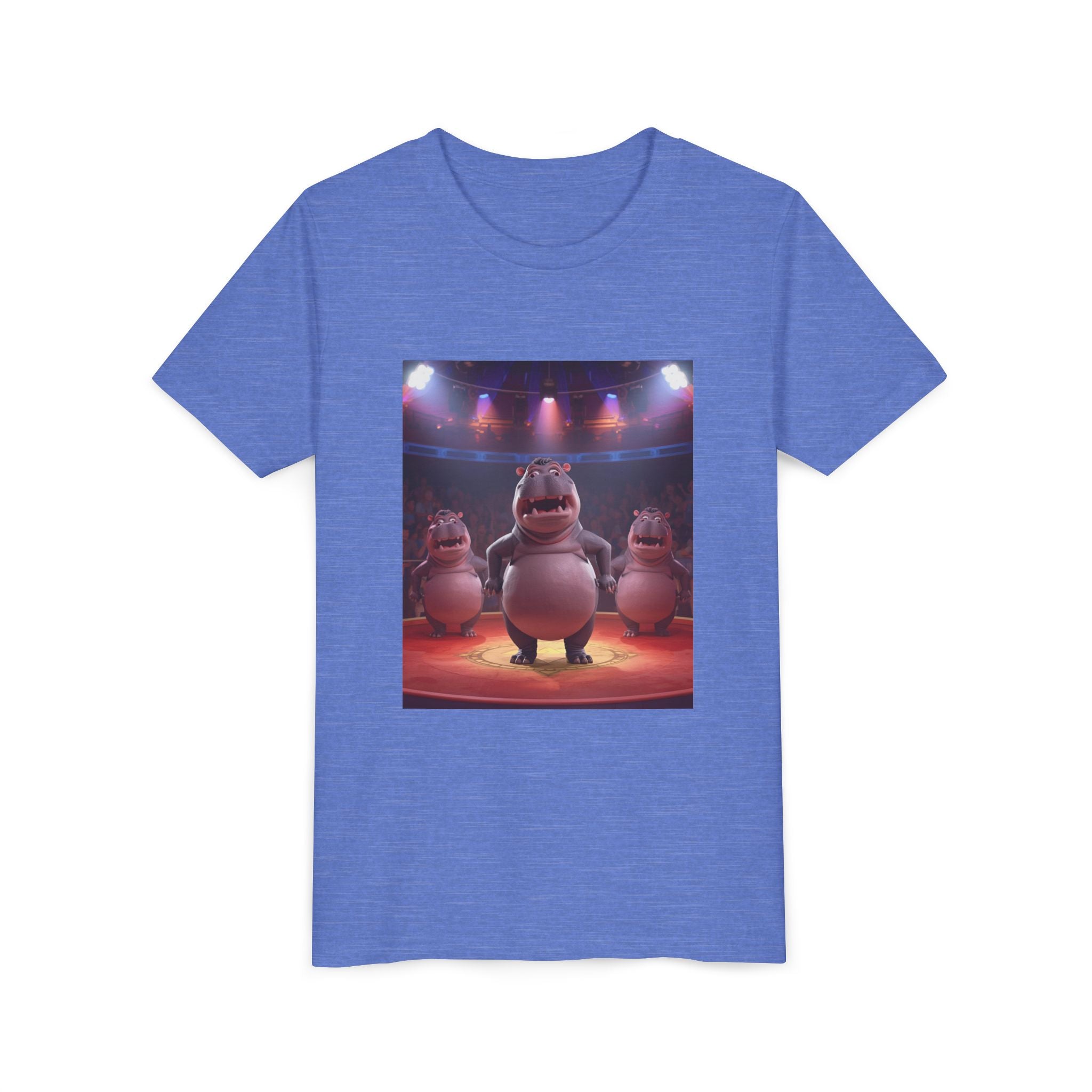 Hippo Funny Youth Short Sleeve Tee