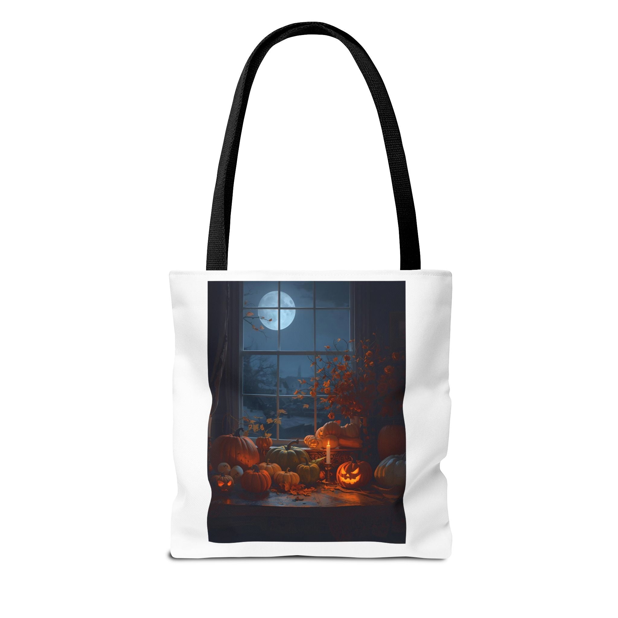 Spooky Autumn Pumpkln Tote Bag, Pumpkin Tote, Halloween Accessory, Fall Decor Bag, Pumpkin Patch Shopping Bag, Seasonal Gift Idea