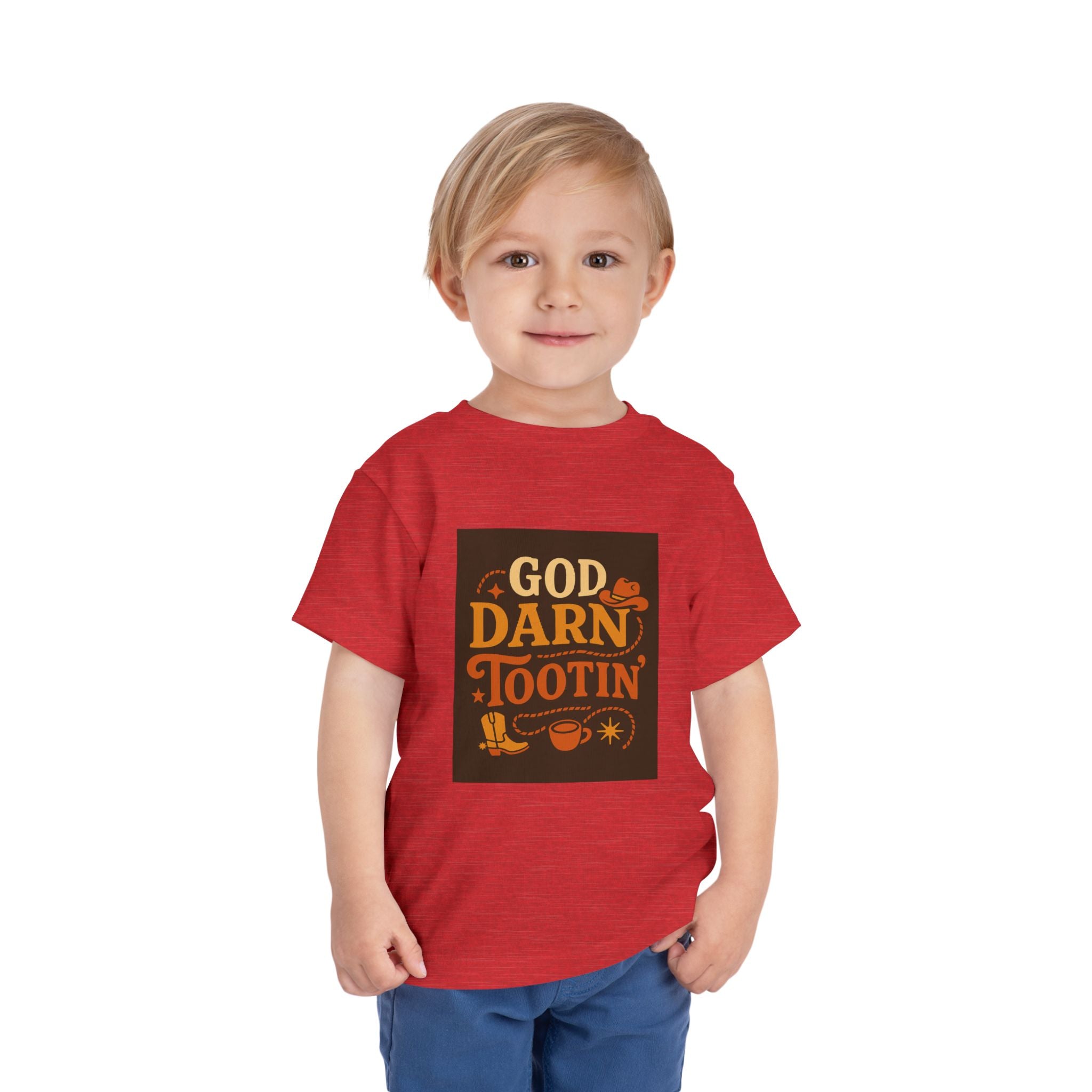 God Darn Tootin Toddler Short Sleeve Tee