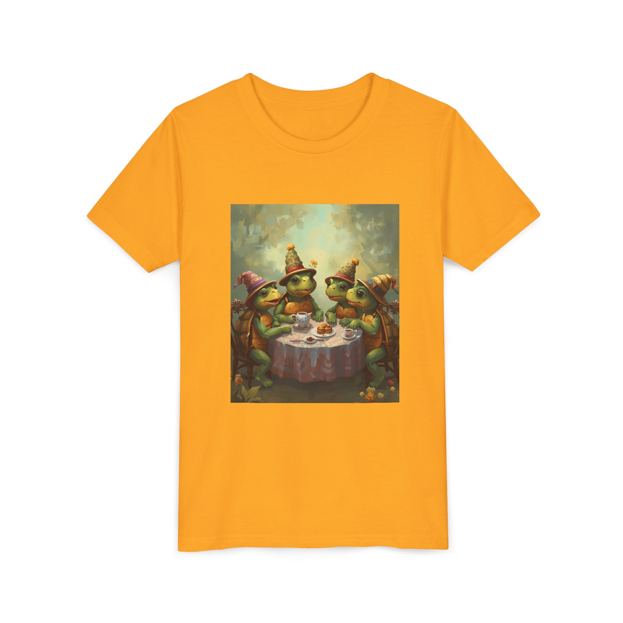 Whimsical Turtle Youth Short Sleeve Tee