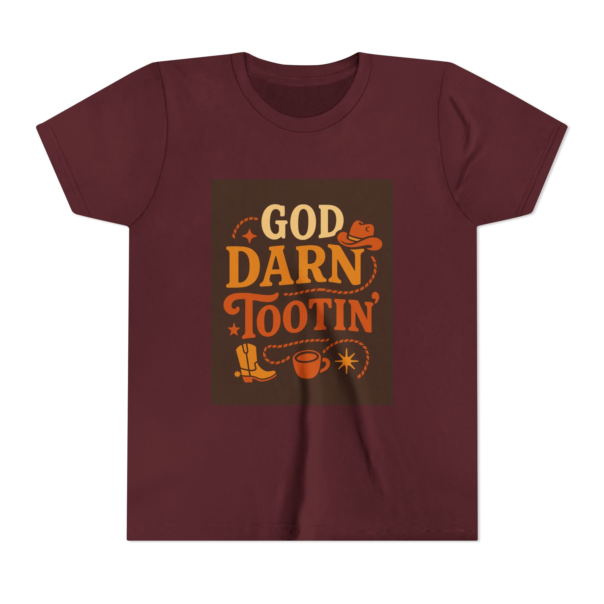 God Darn Tootin Youth Short Sleeve Tee