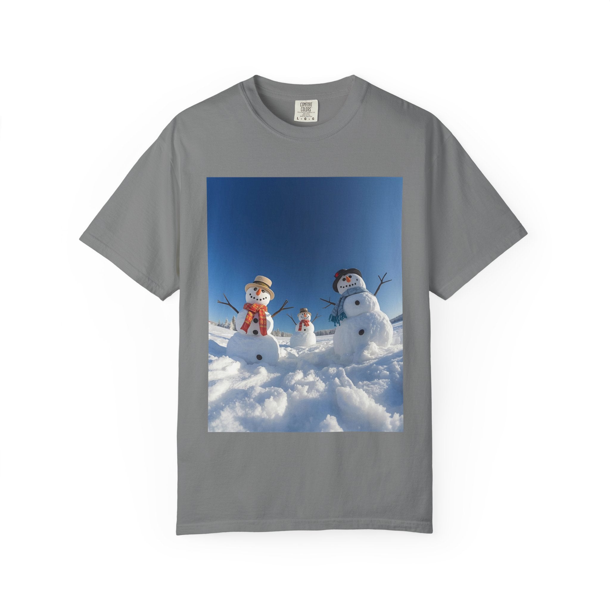 Festive Christmas Winter Wonderland Snowman T-shirt, Holiday Apparel, Christmas Gift, Unisex Tees, Cozy Winter Outfit, Family Fun
